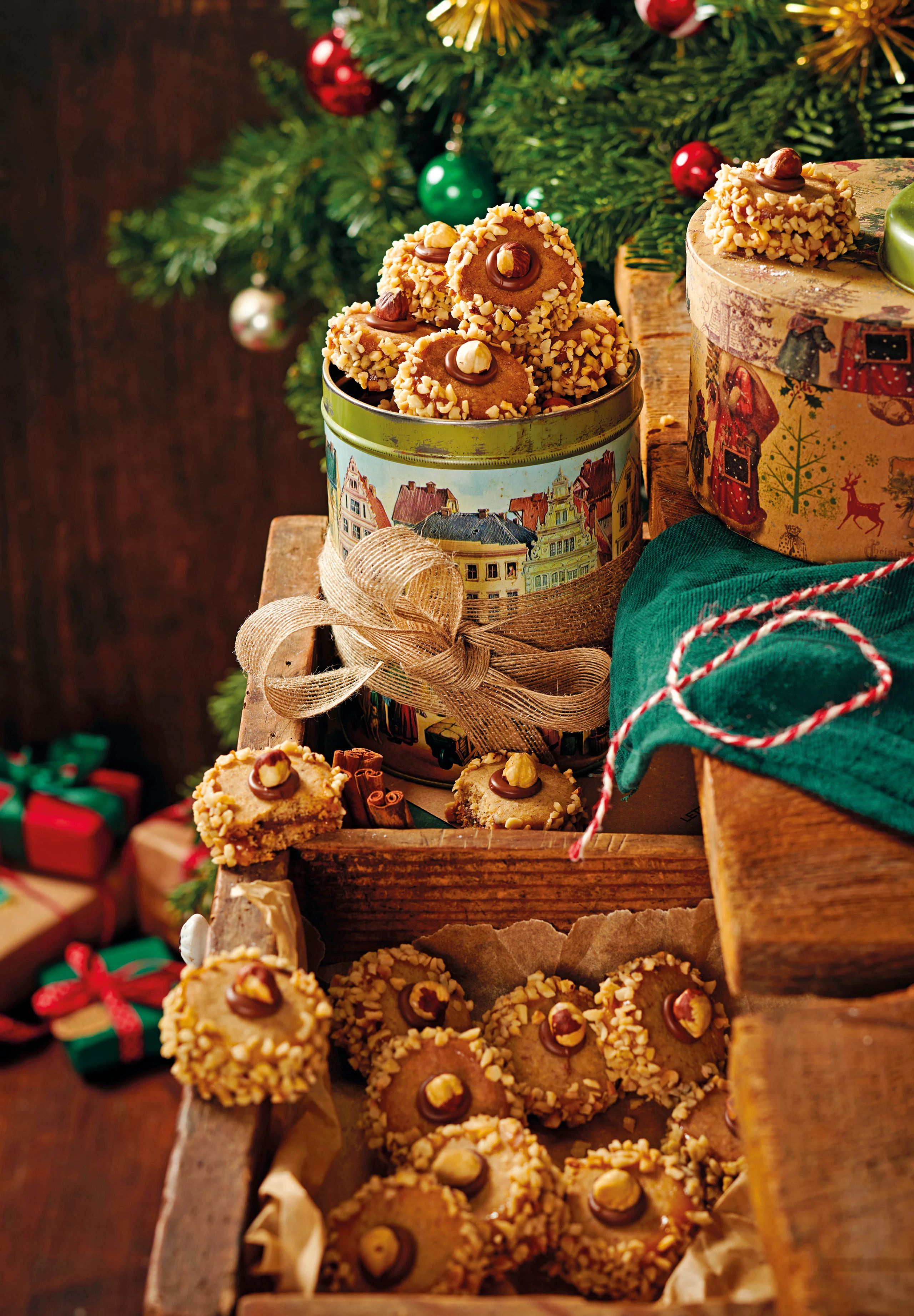 Haselnuss-Schoko-Taler