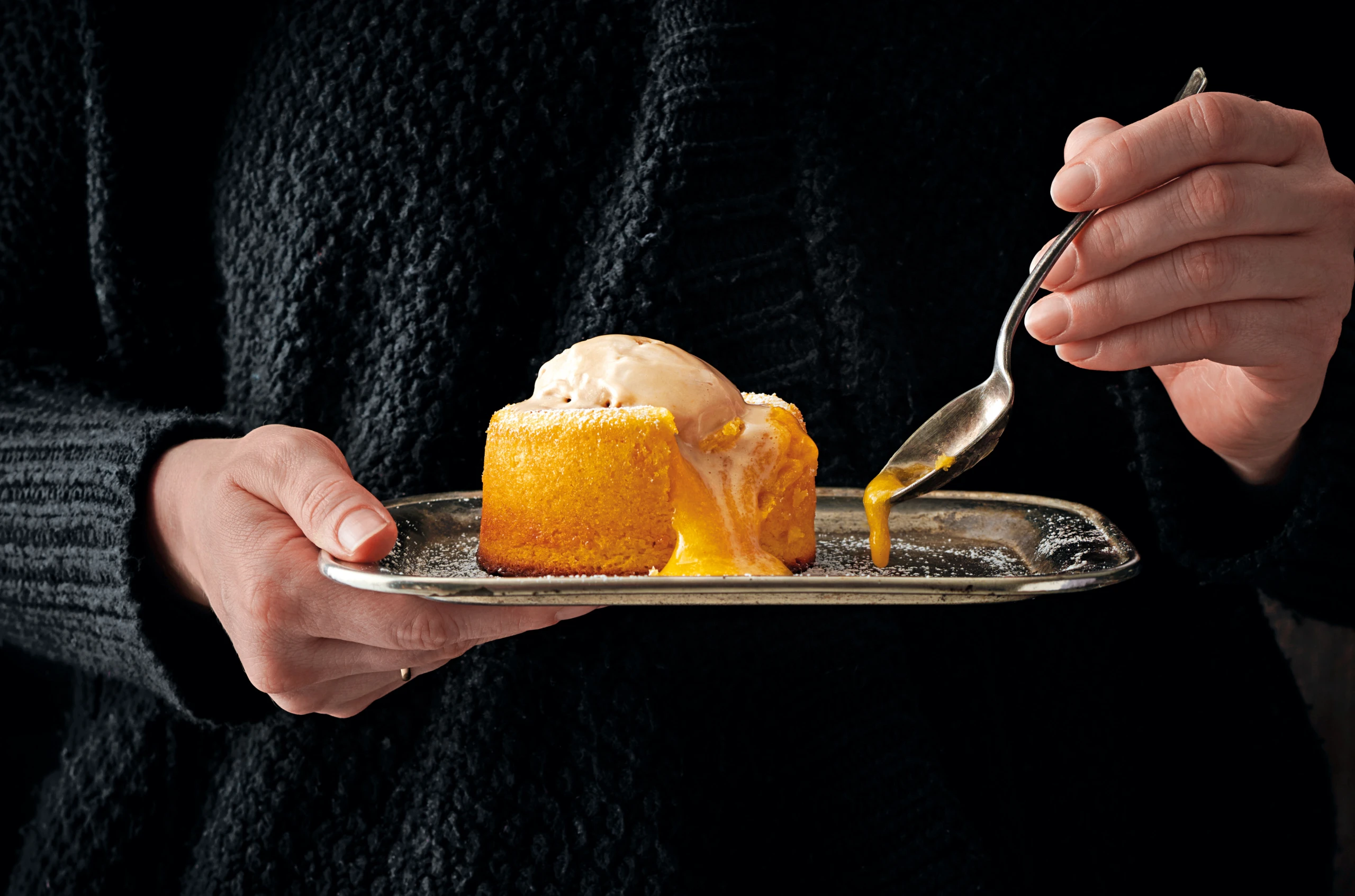 White Chocolate Lava Cake