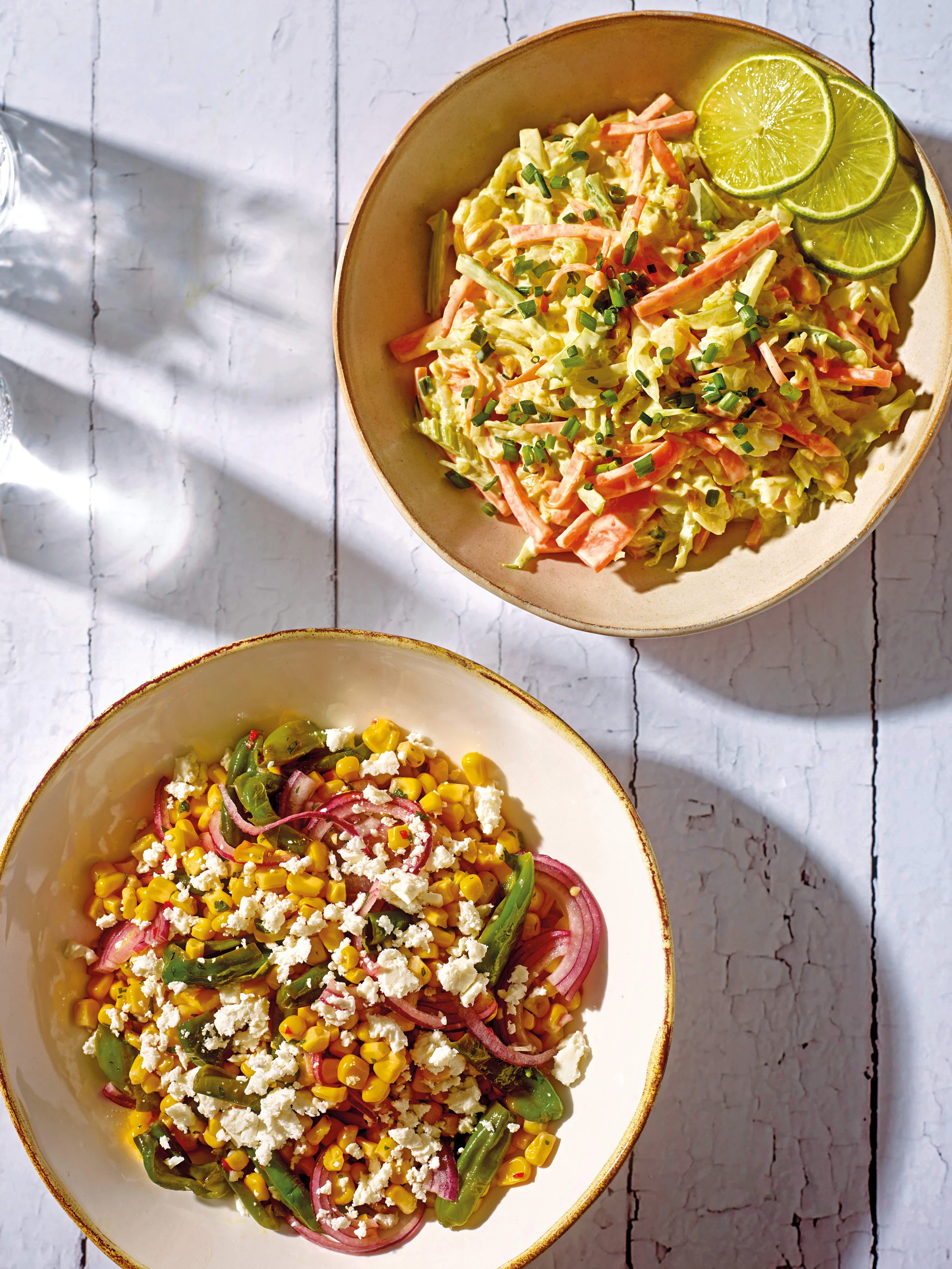 Spitzkraut-Salat mit Curry-Limetten-Mayonnaise