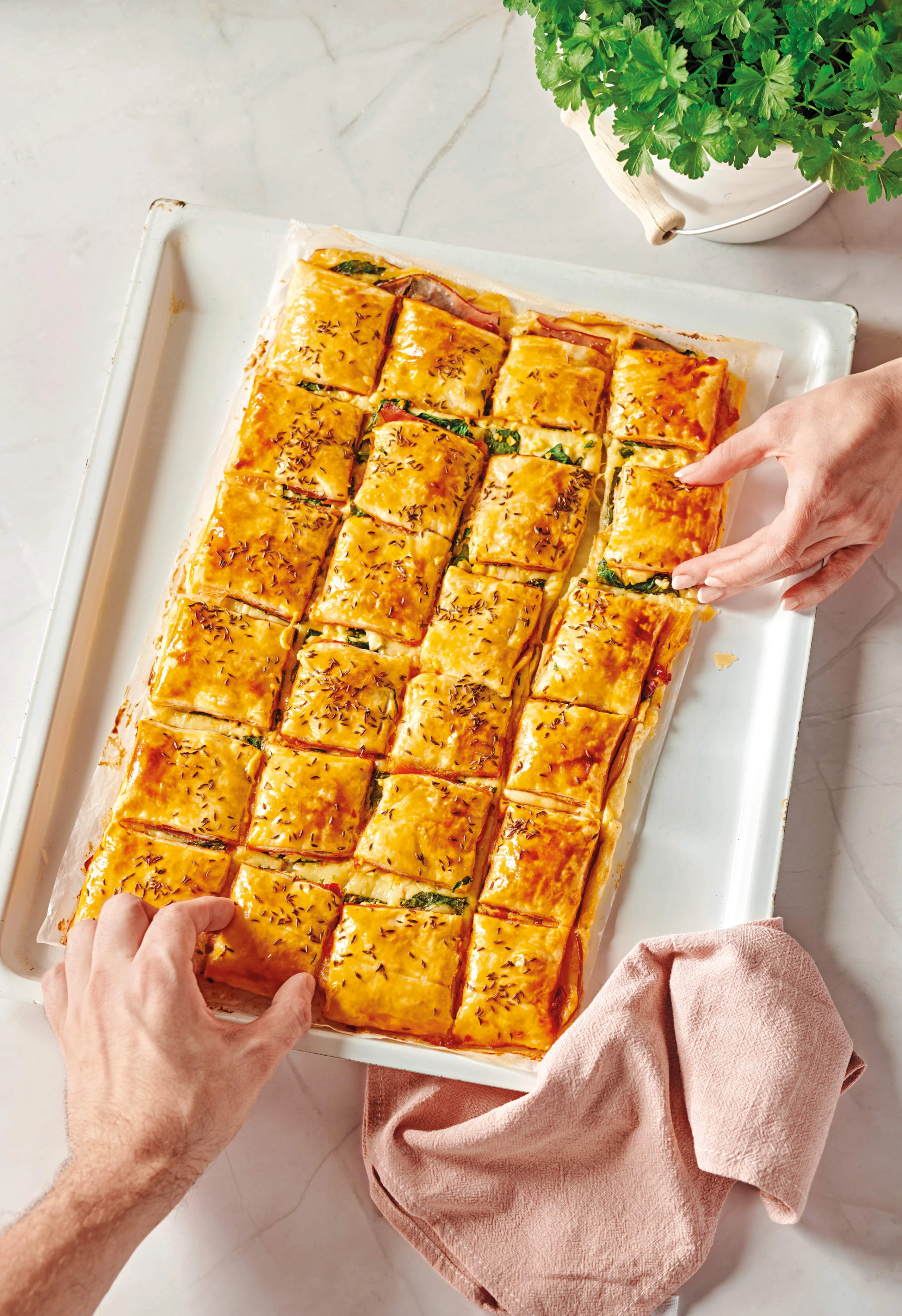 Schnelle Frühstück-Blätterteig-Tarts