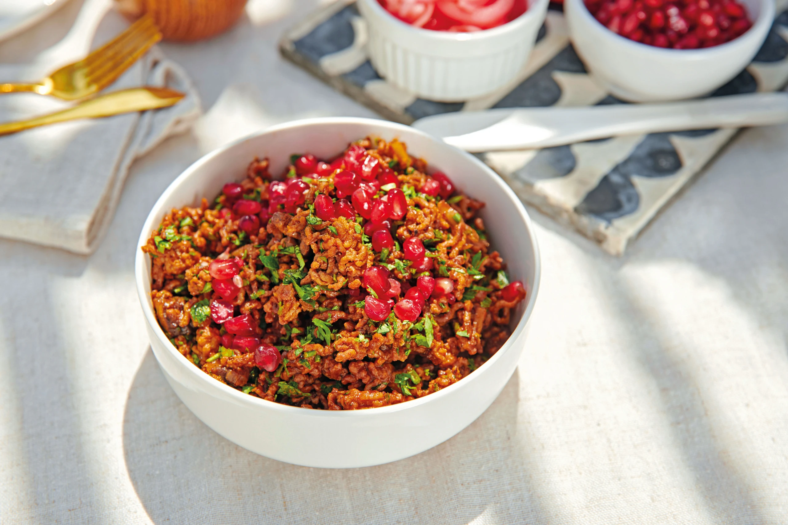 Sticky Harissa-Faschiertes