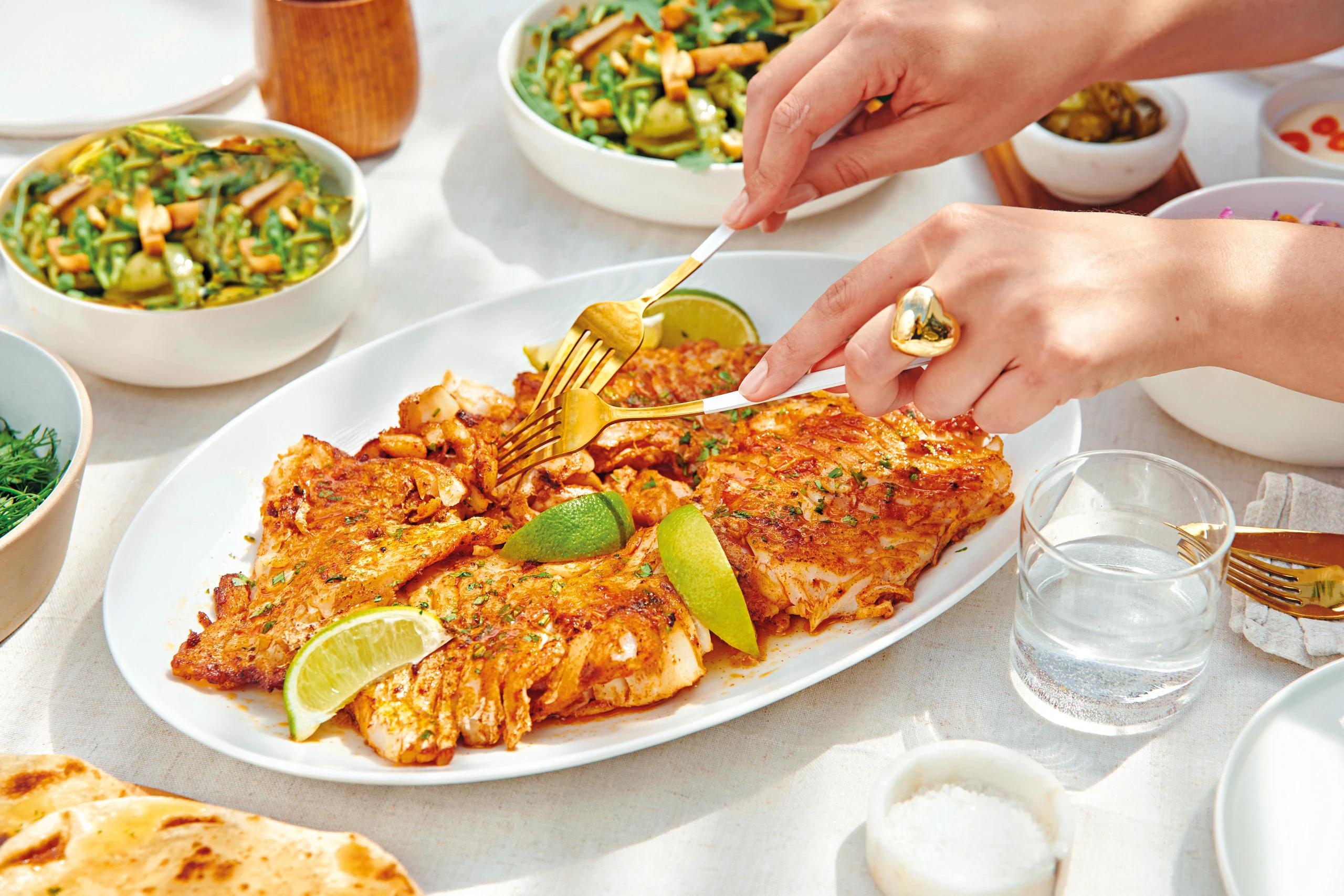 Schneller Pulled Kabeljau