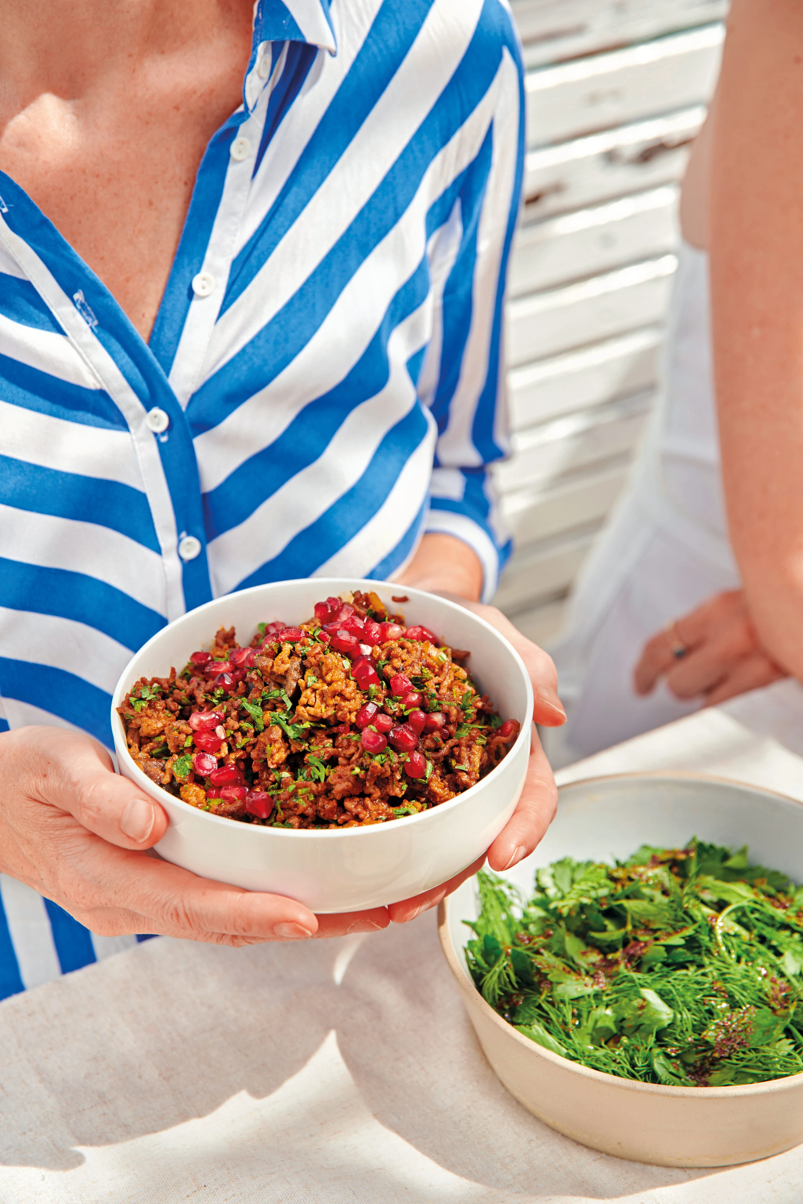 Kräutersalat mit Sumach-Vinaigrette