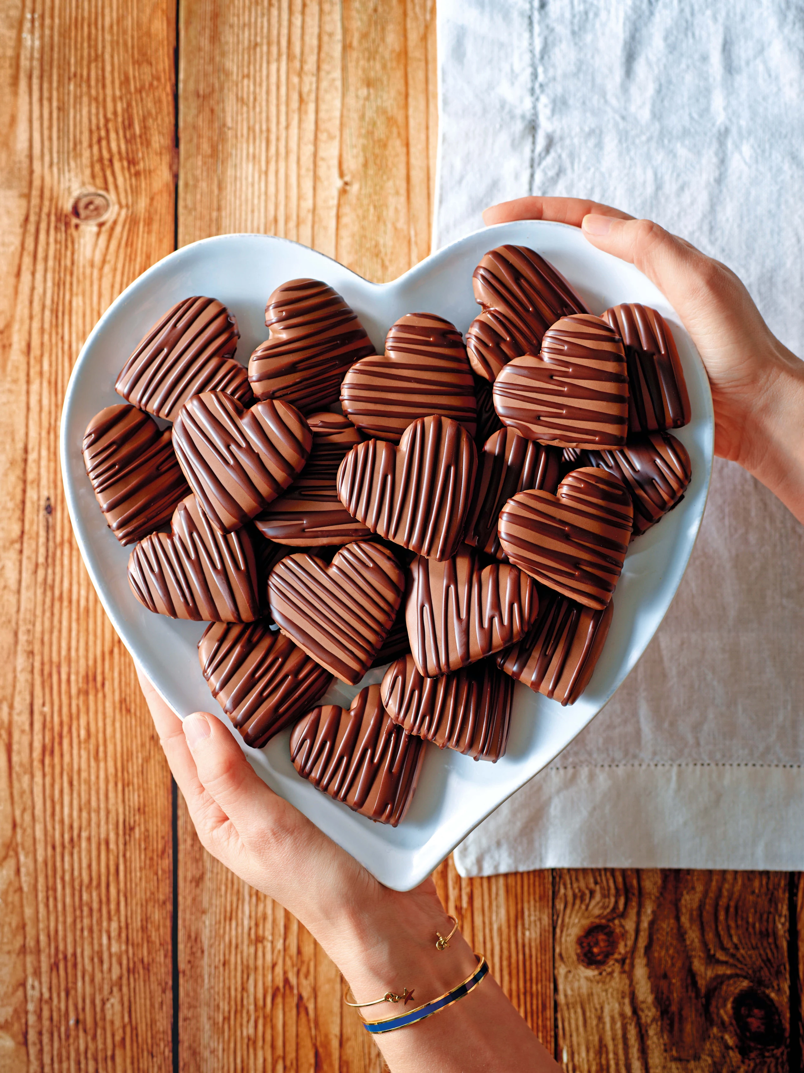 Lebkuchenherzerl mit Powidlfüllung