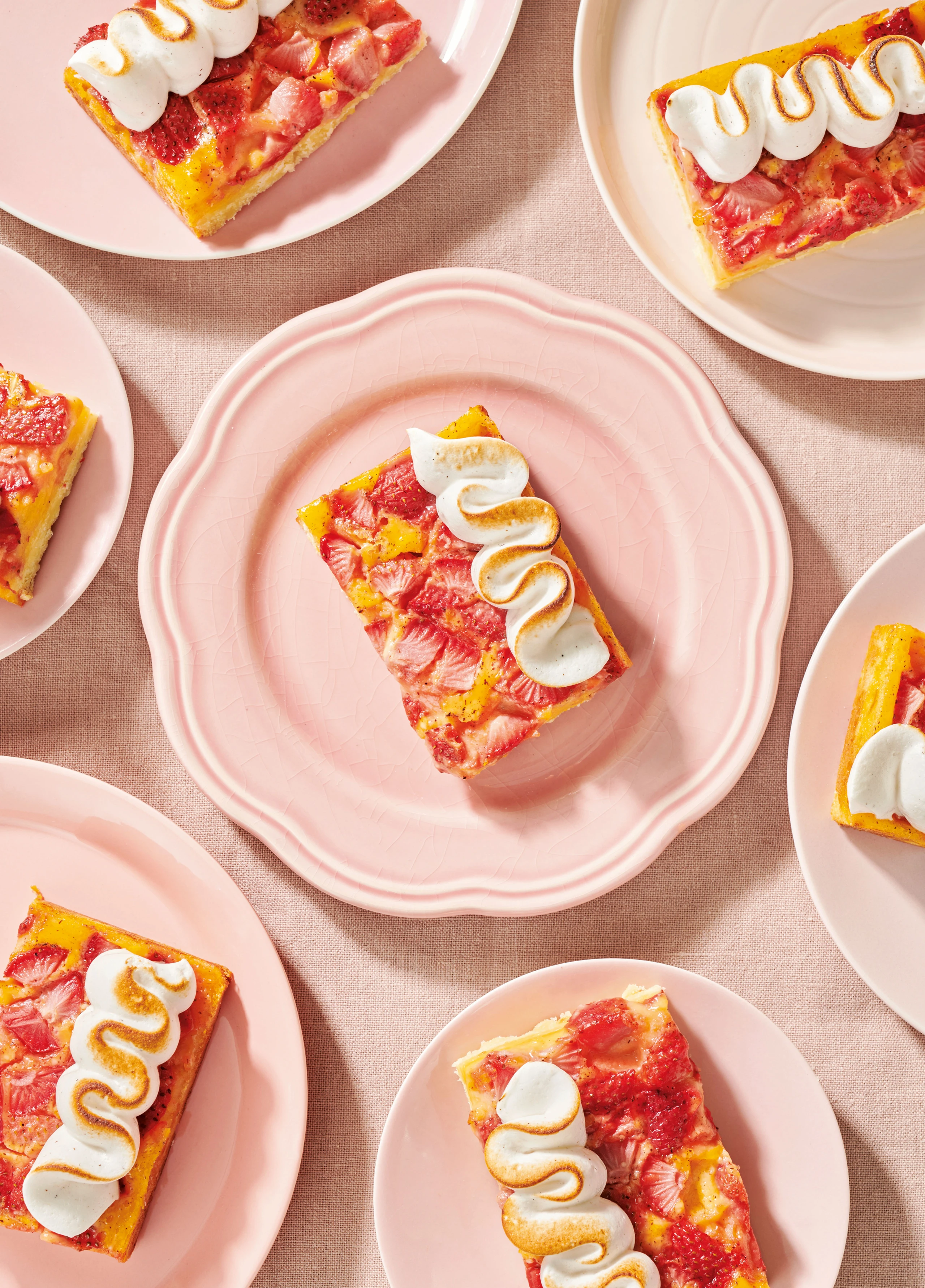 Erdbeer-Zitronenschnitte