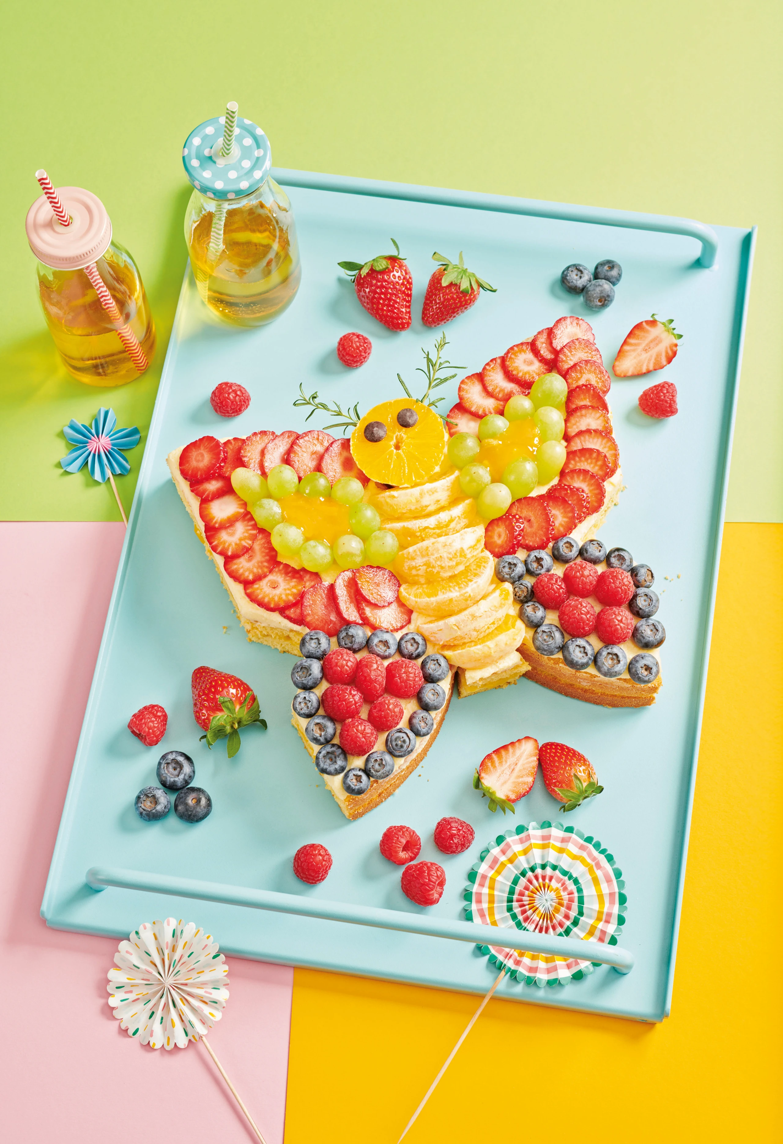 Schmetterling-Puddingtorte