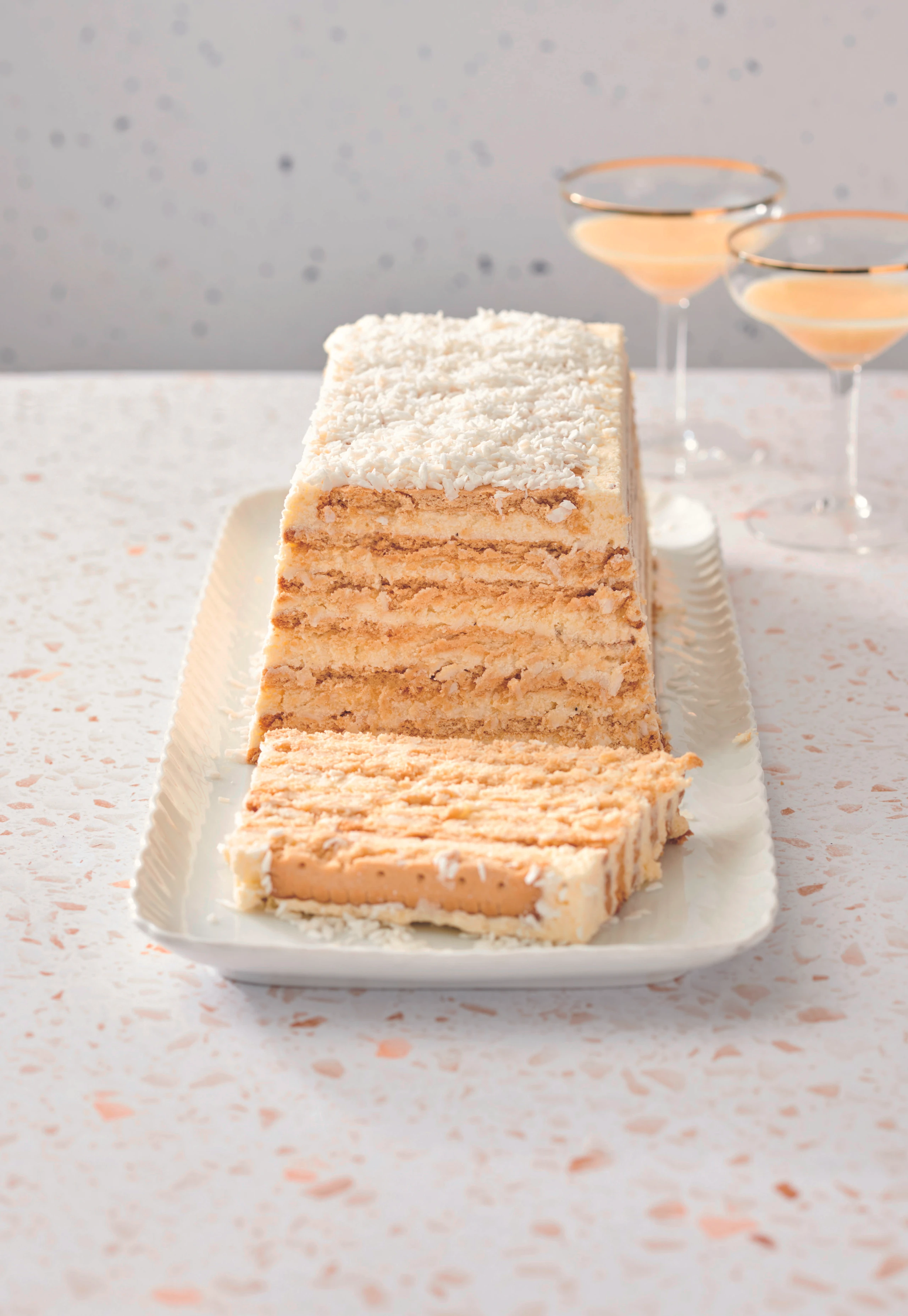 Eierlikör-Kokosschnitte