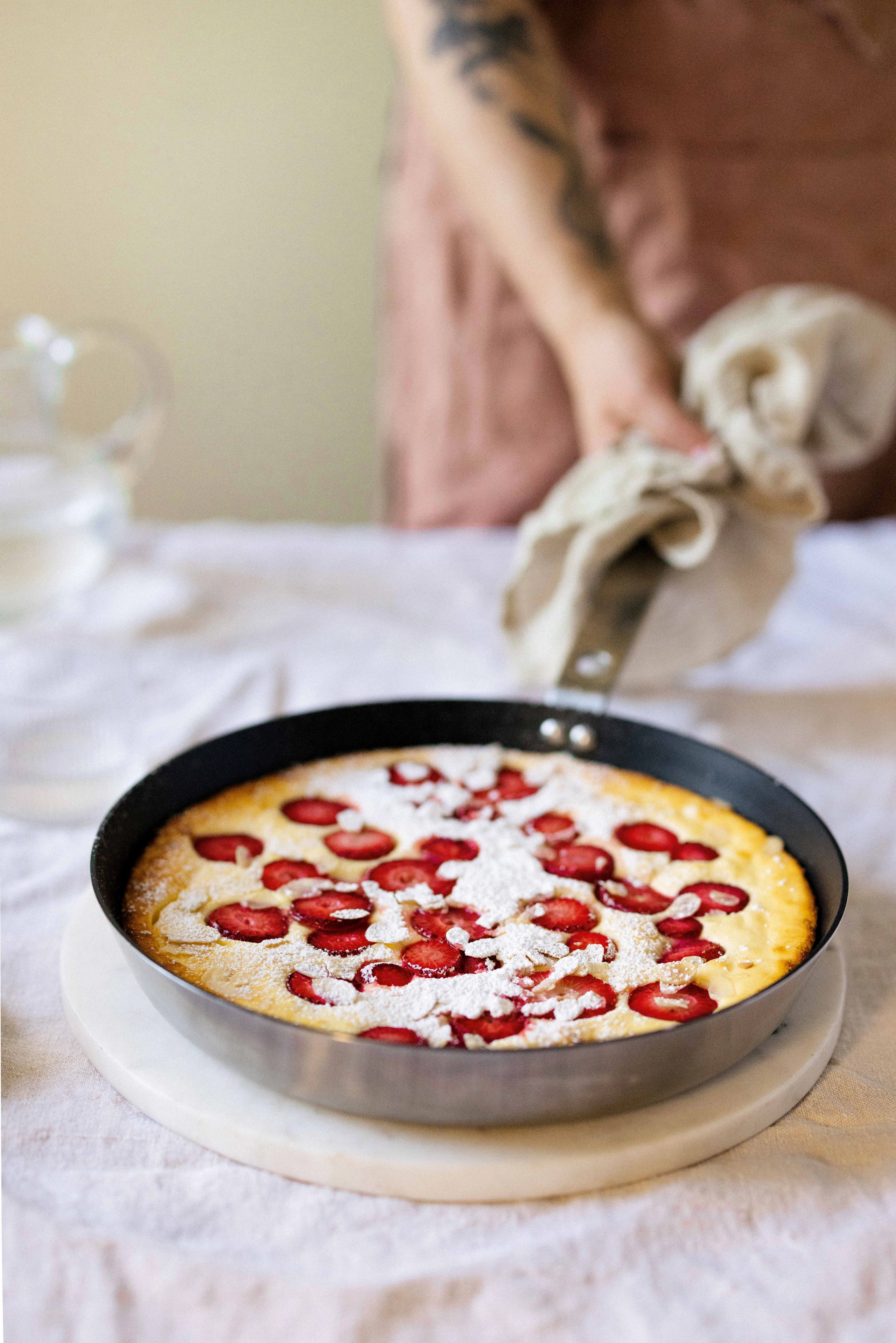 Erdbeer-Topfenomelette