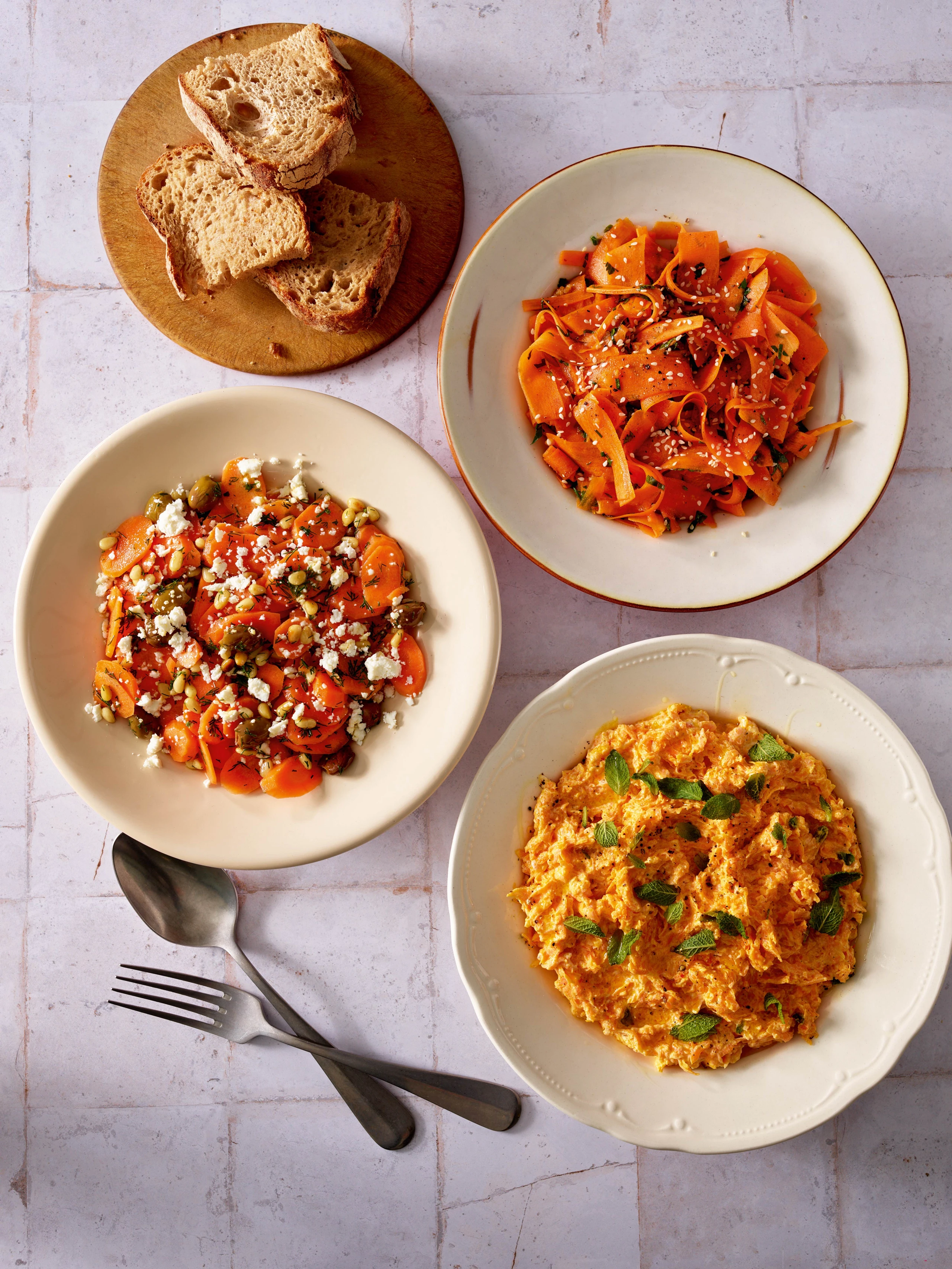 Mediterraner Karottensalat