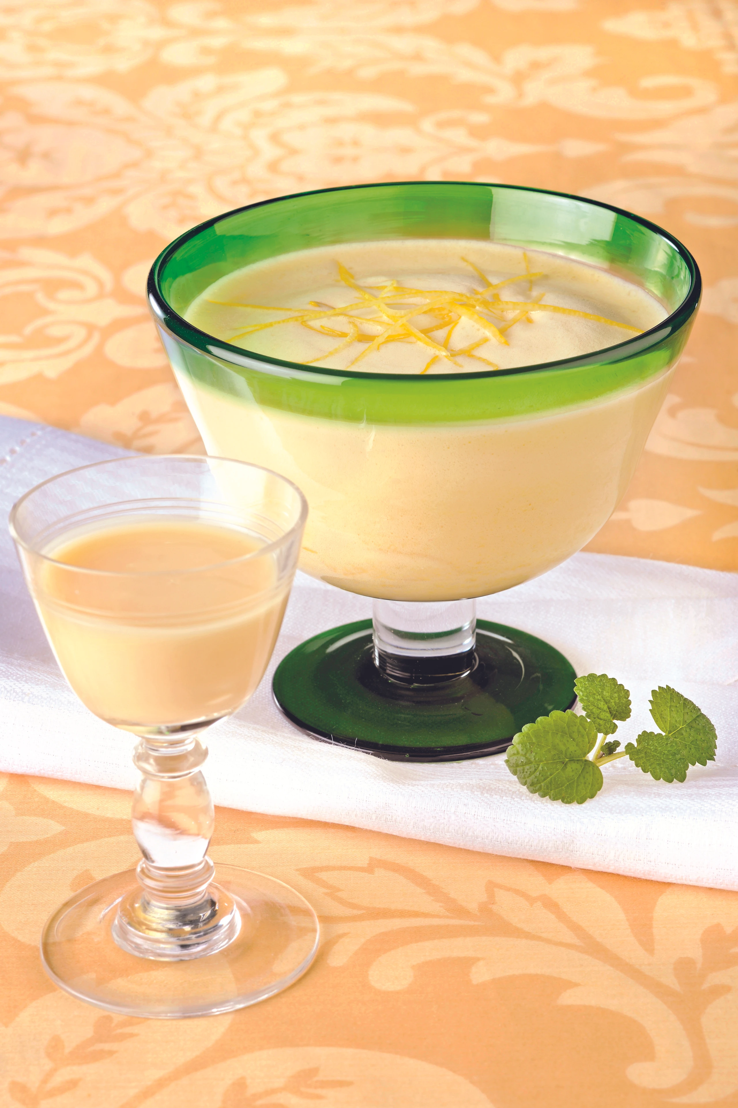 Eierlikör-Sabayon mit Zitrone