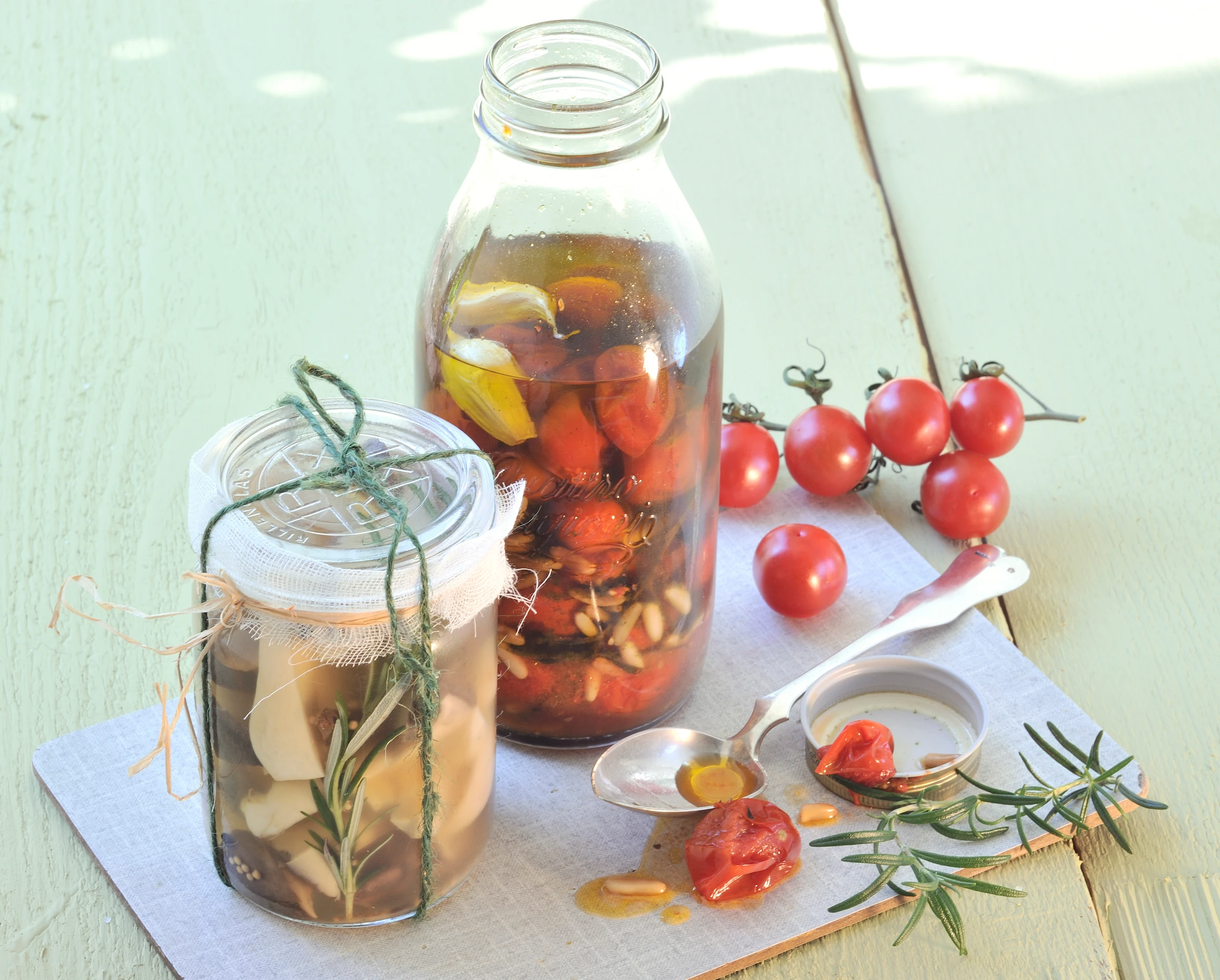 Eingelegte Kräuterseitlinge