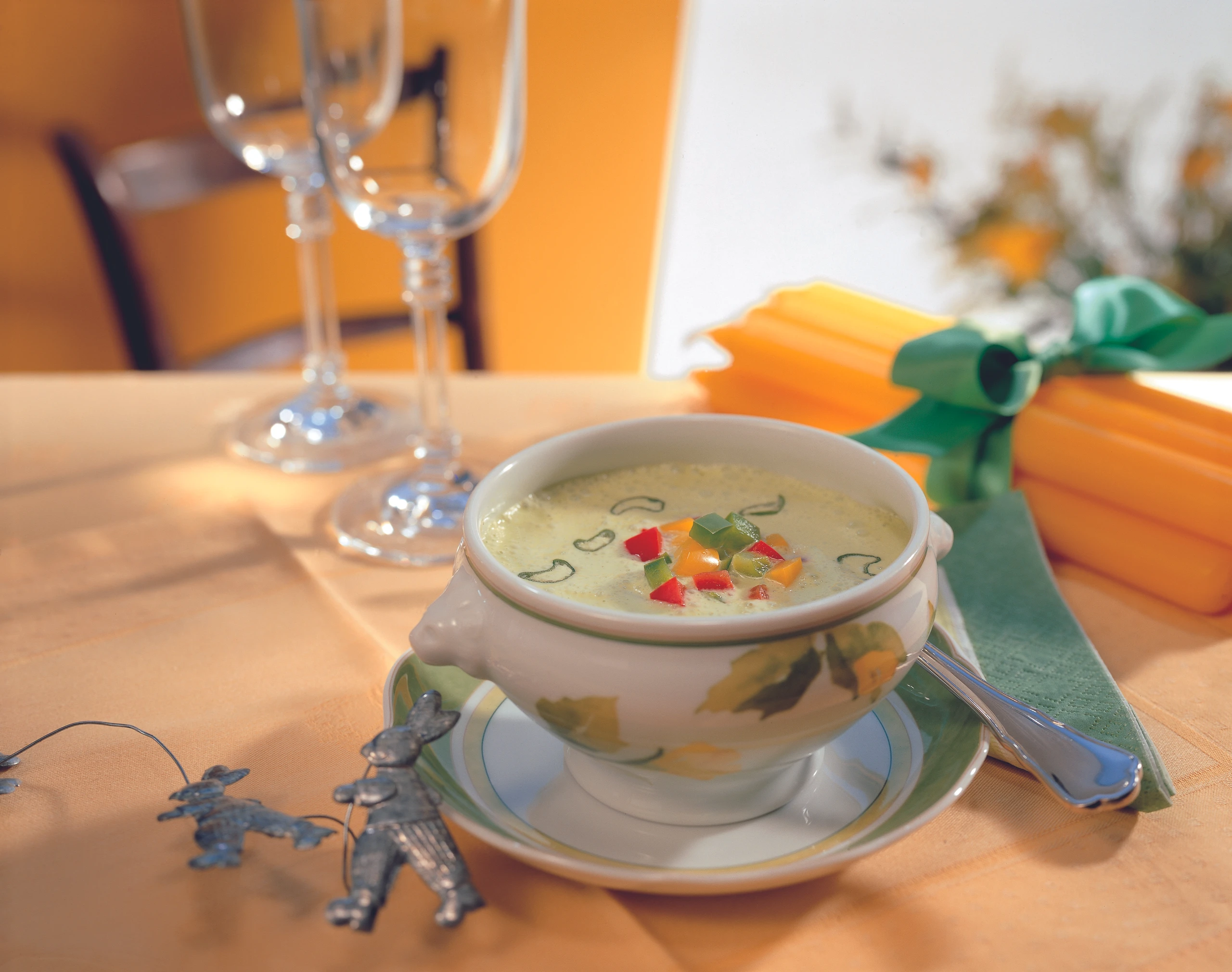 Jungzwiebel-Rahmsuppe