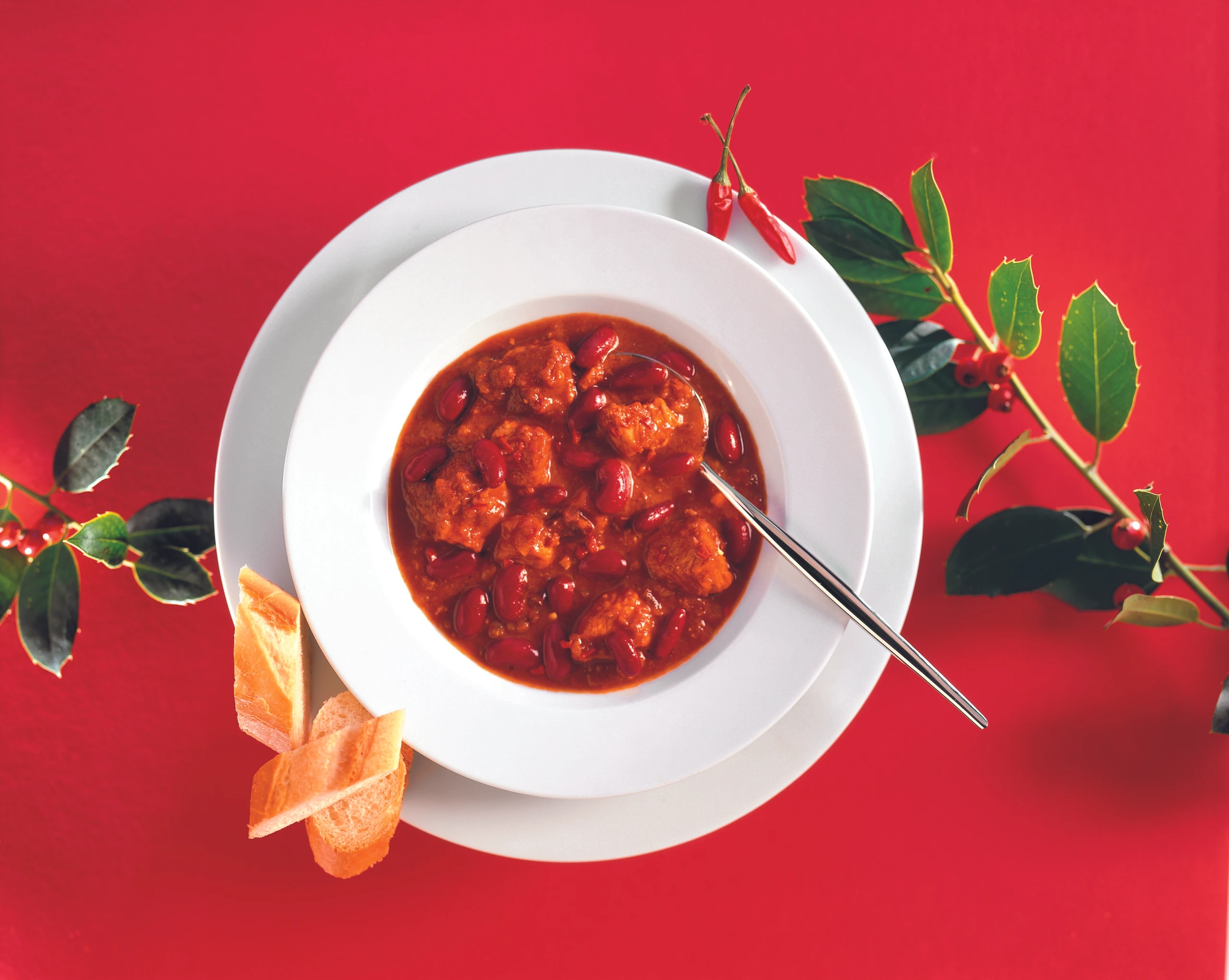 Puten-Chili mit roten Bohnen