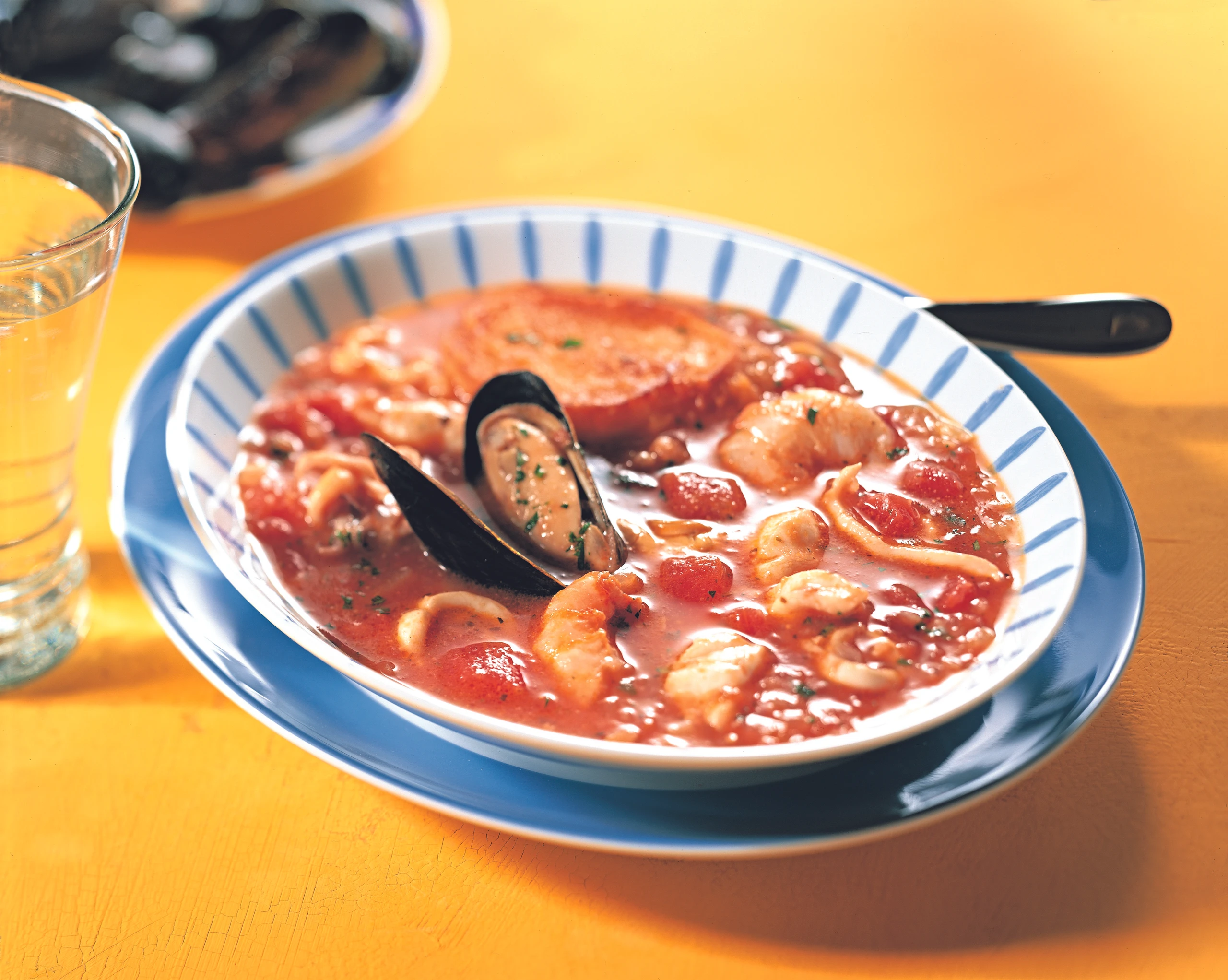 Paradeiser-Fischsuppe