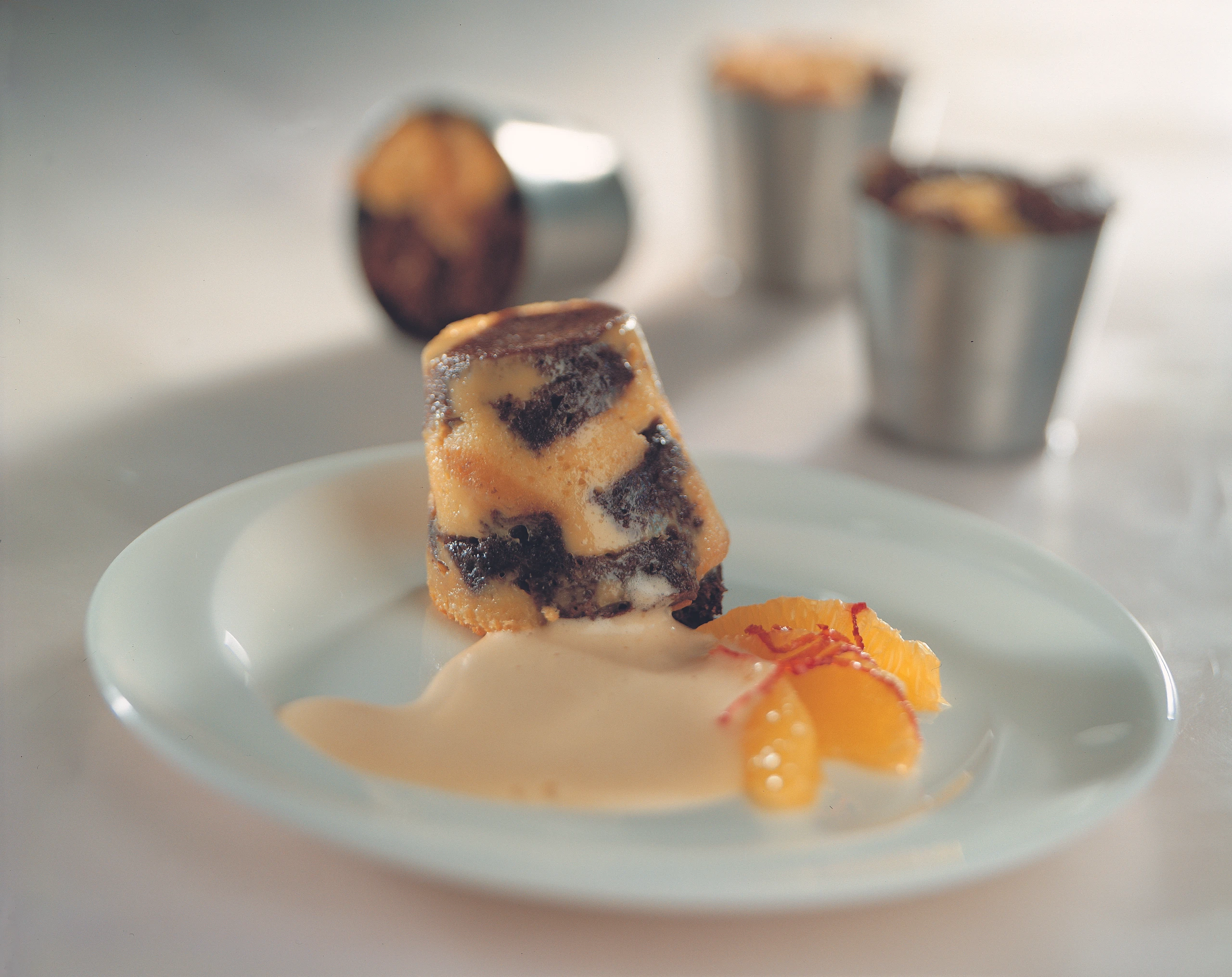 Kabinettpudding mit Biersabayon