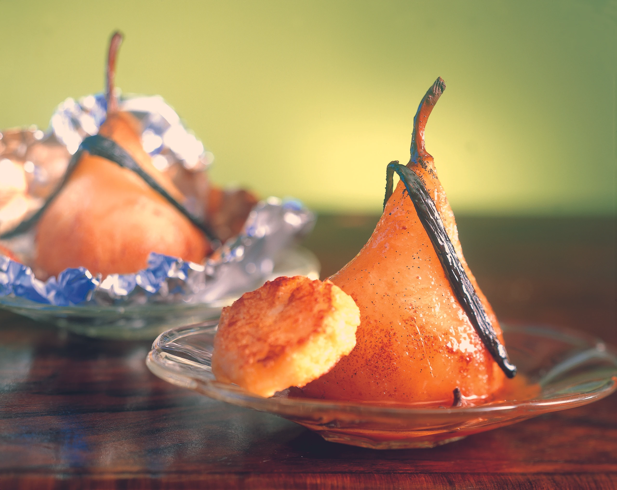 Marinierte Gewürzbirnen mit Birnen-Laibchen