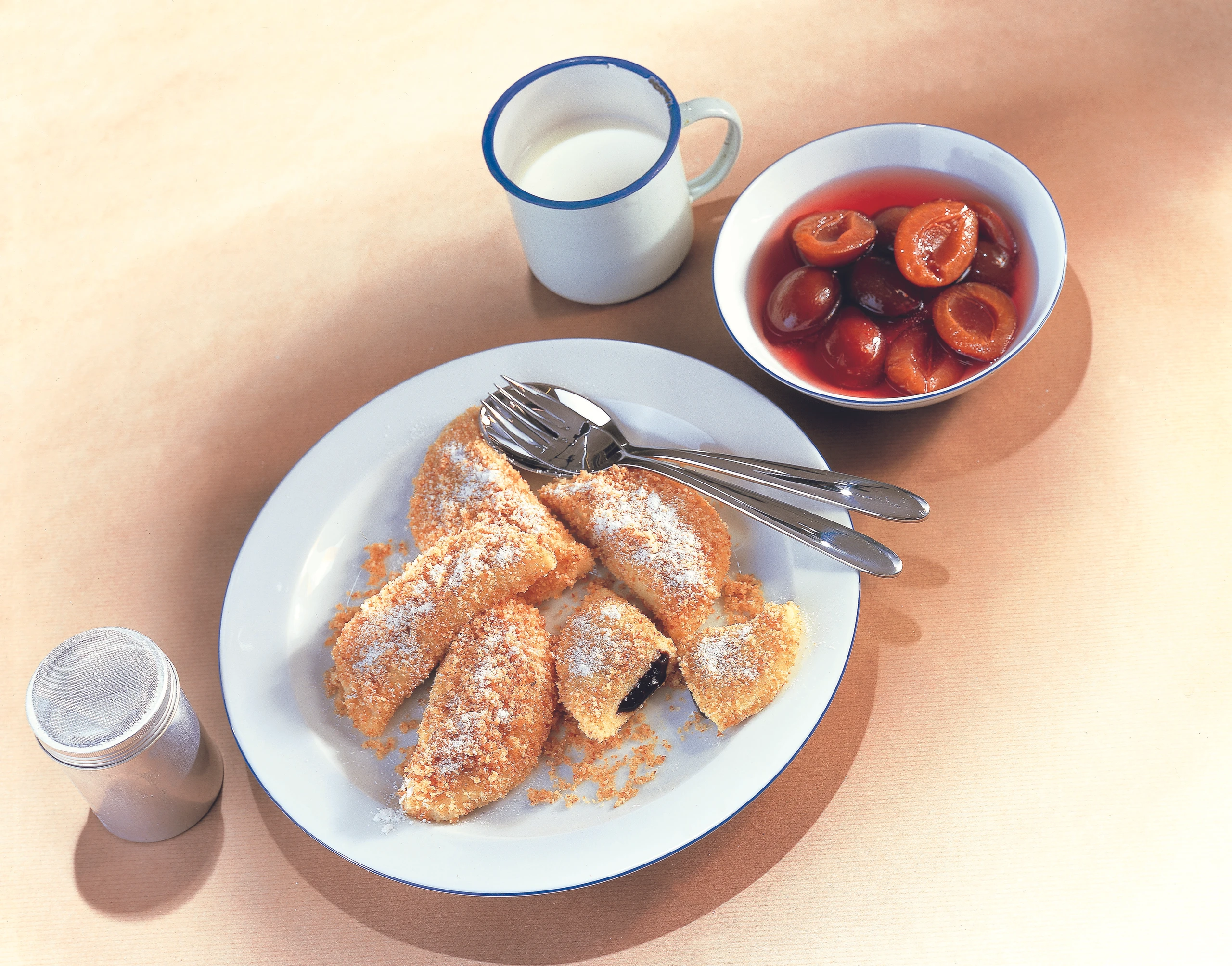 Powidltascherl aus Erdäpfelteig