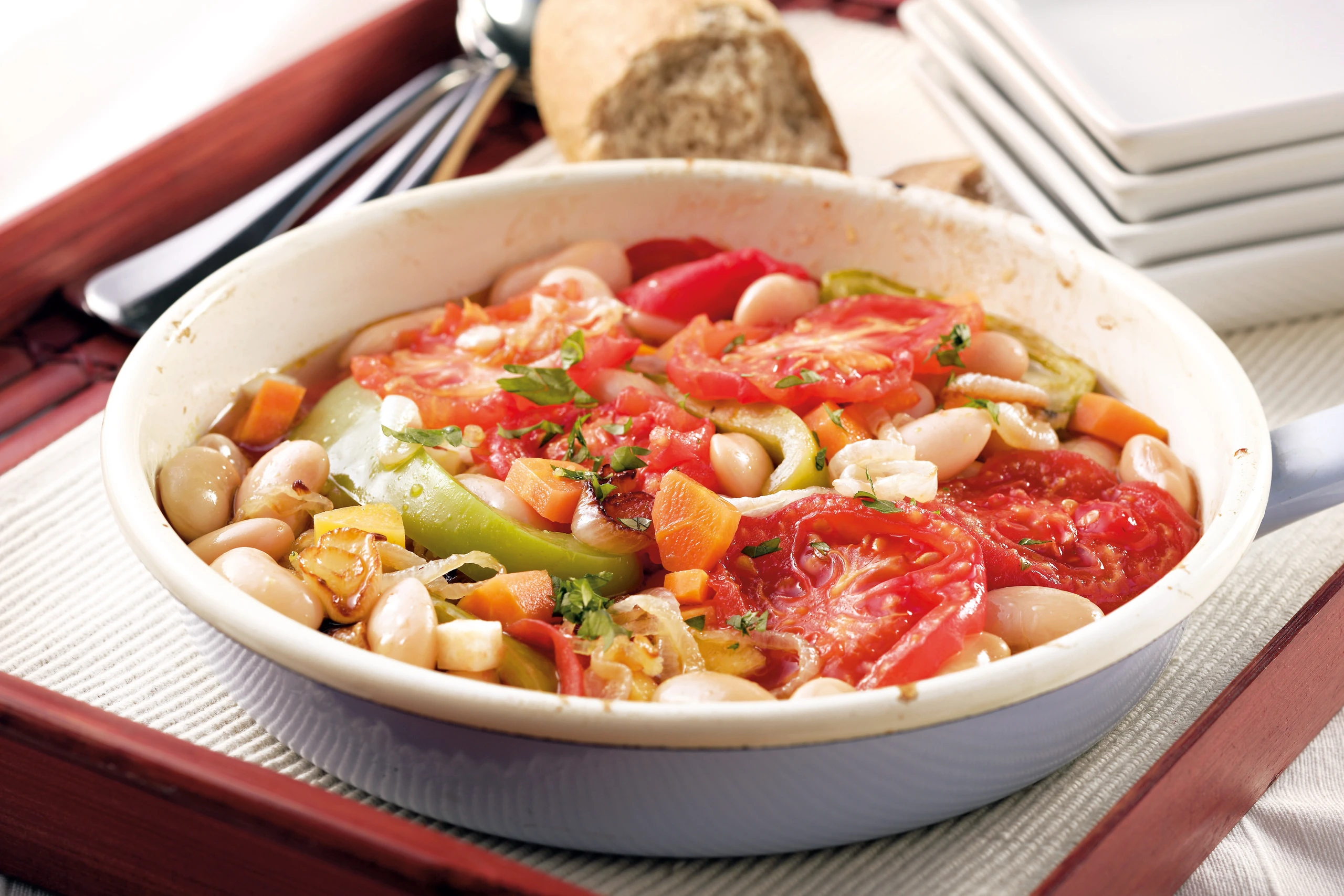 Bohnen-Gemüse-Pfanne