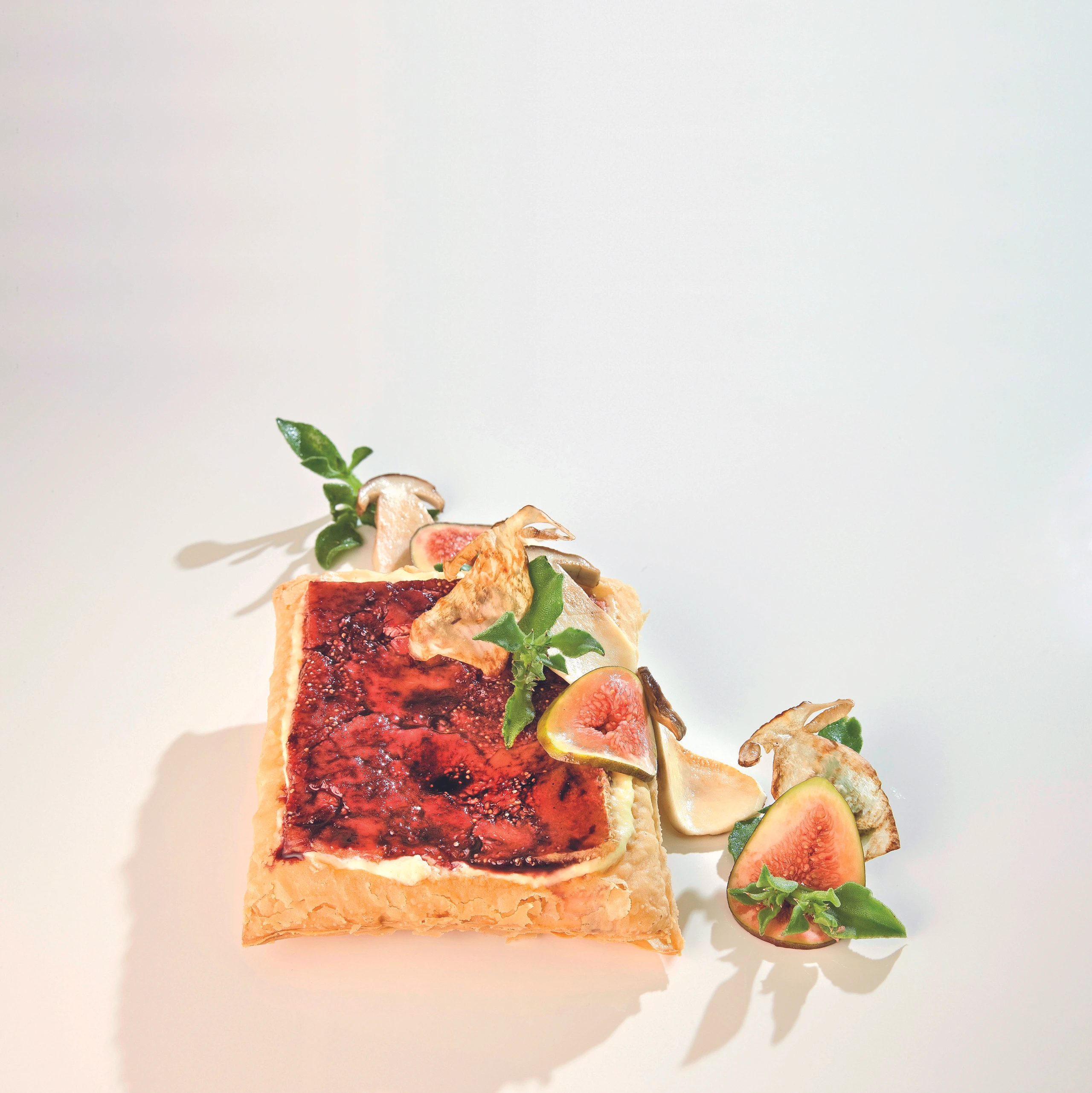 Feigentarte mit Schaf-Frischkäse