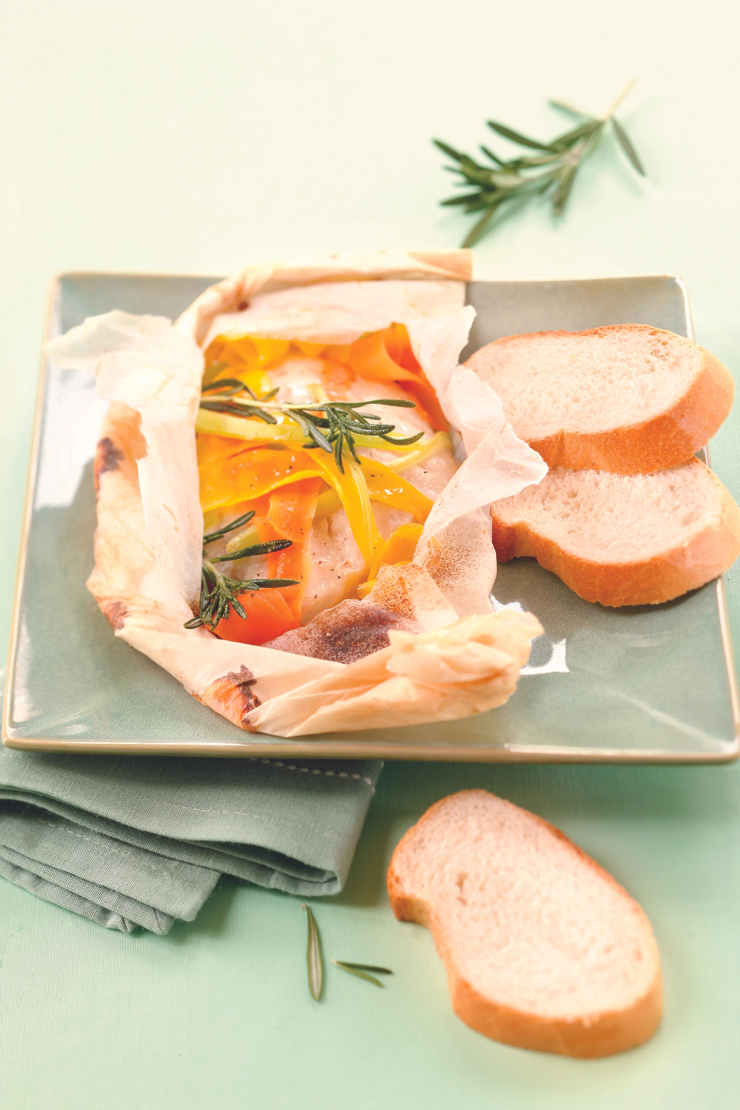 Barschfilet mit Wurzelgemüse