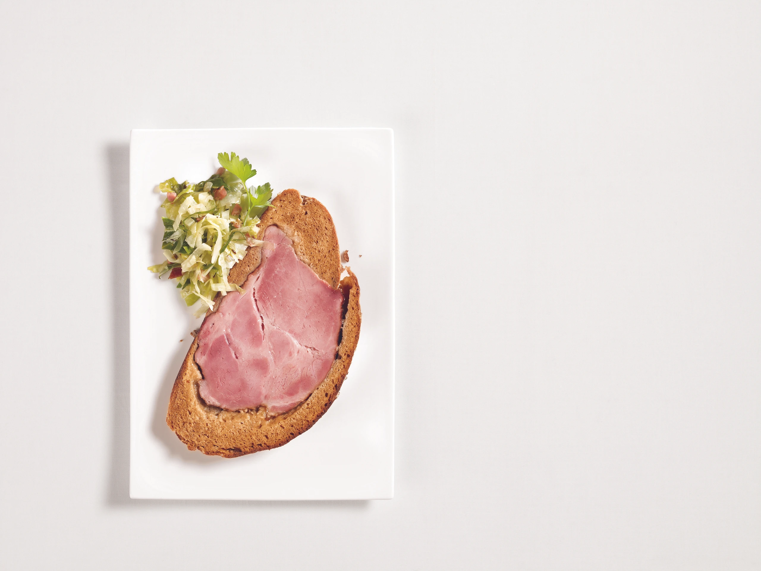 Schinken im Brotteig