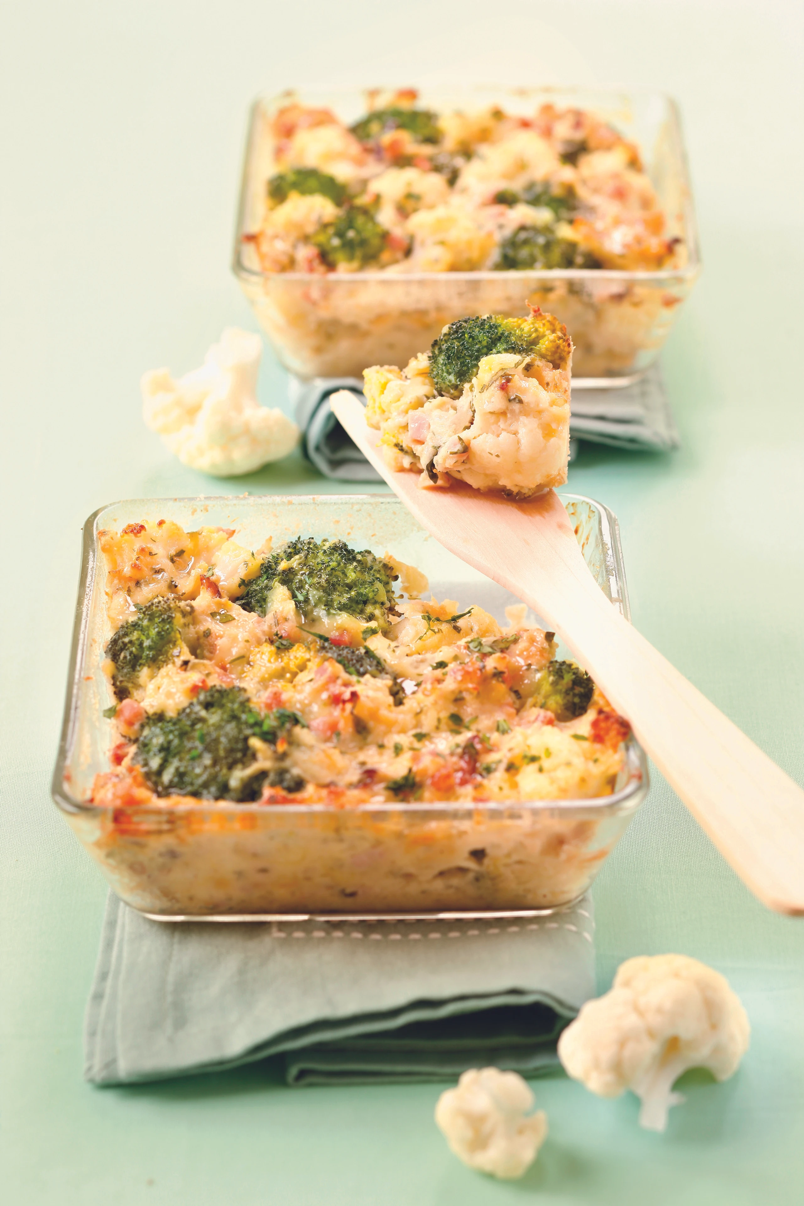 Brokkoli-Karfiolauflauf