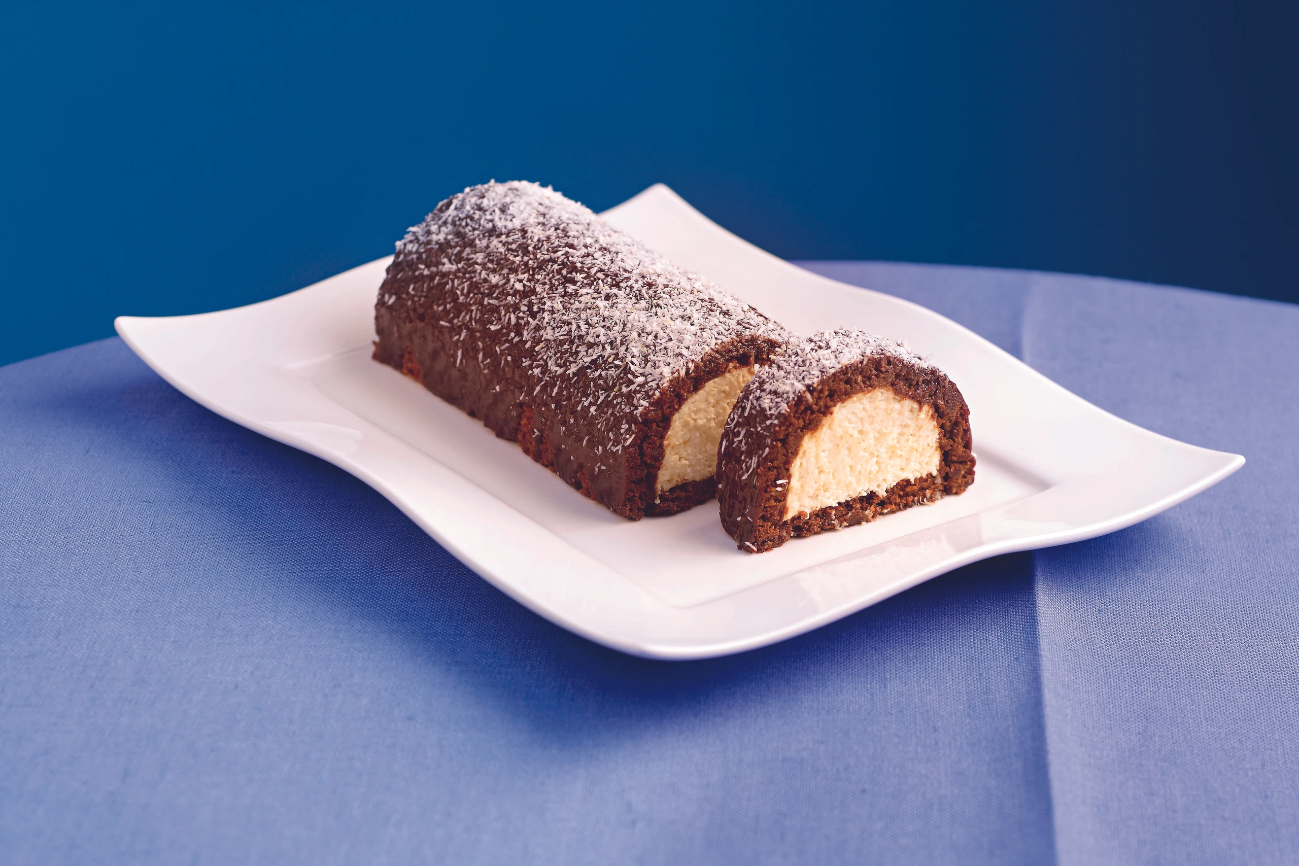 Glacierte Kokosterrine