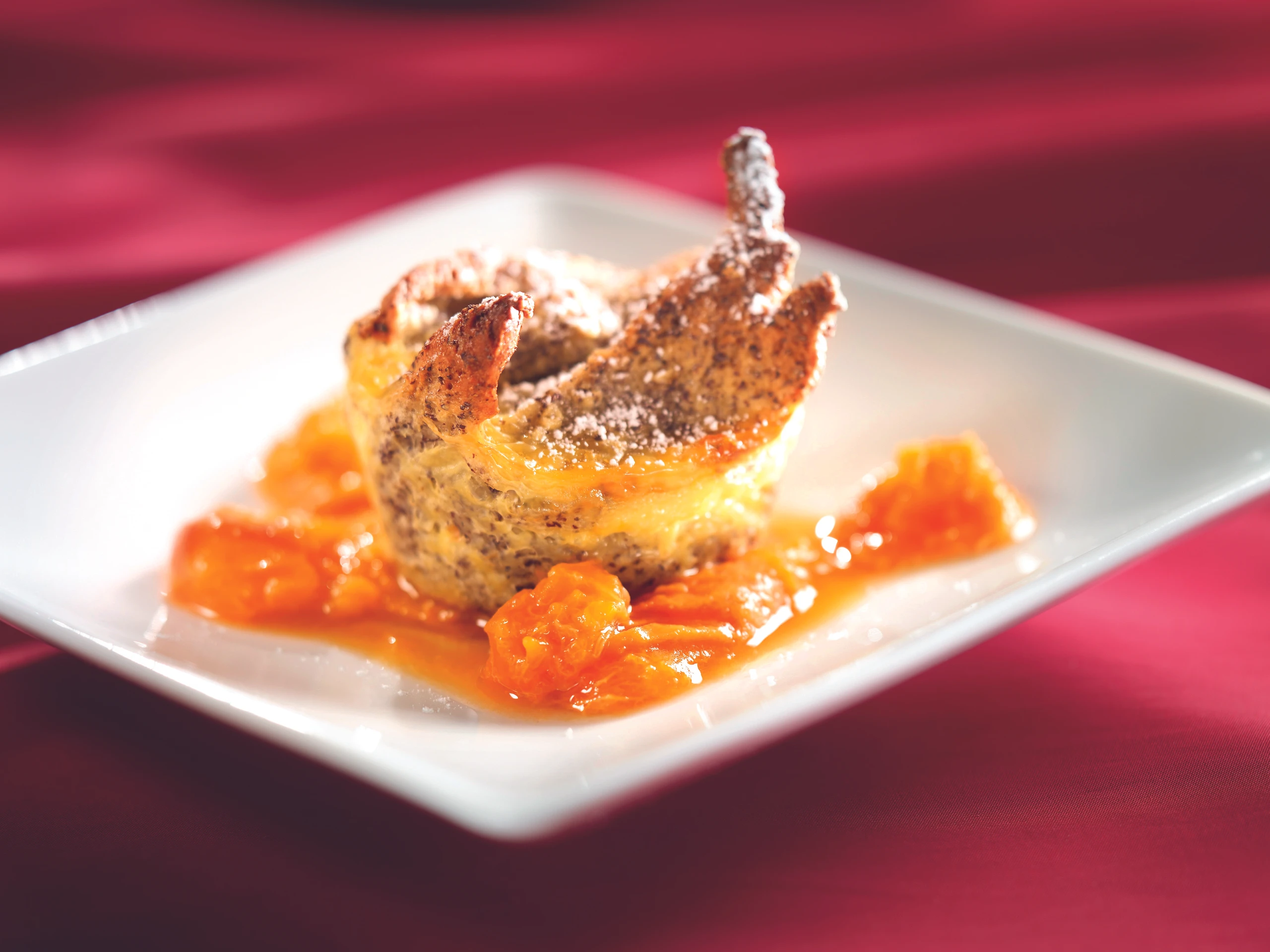 Mohnspätzle-Auflauf