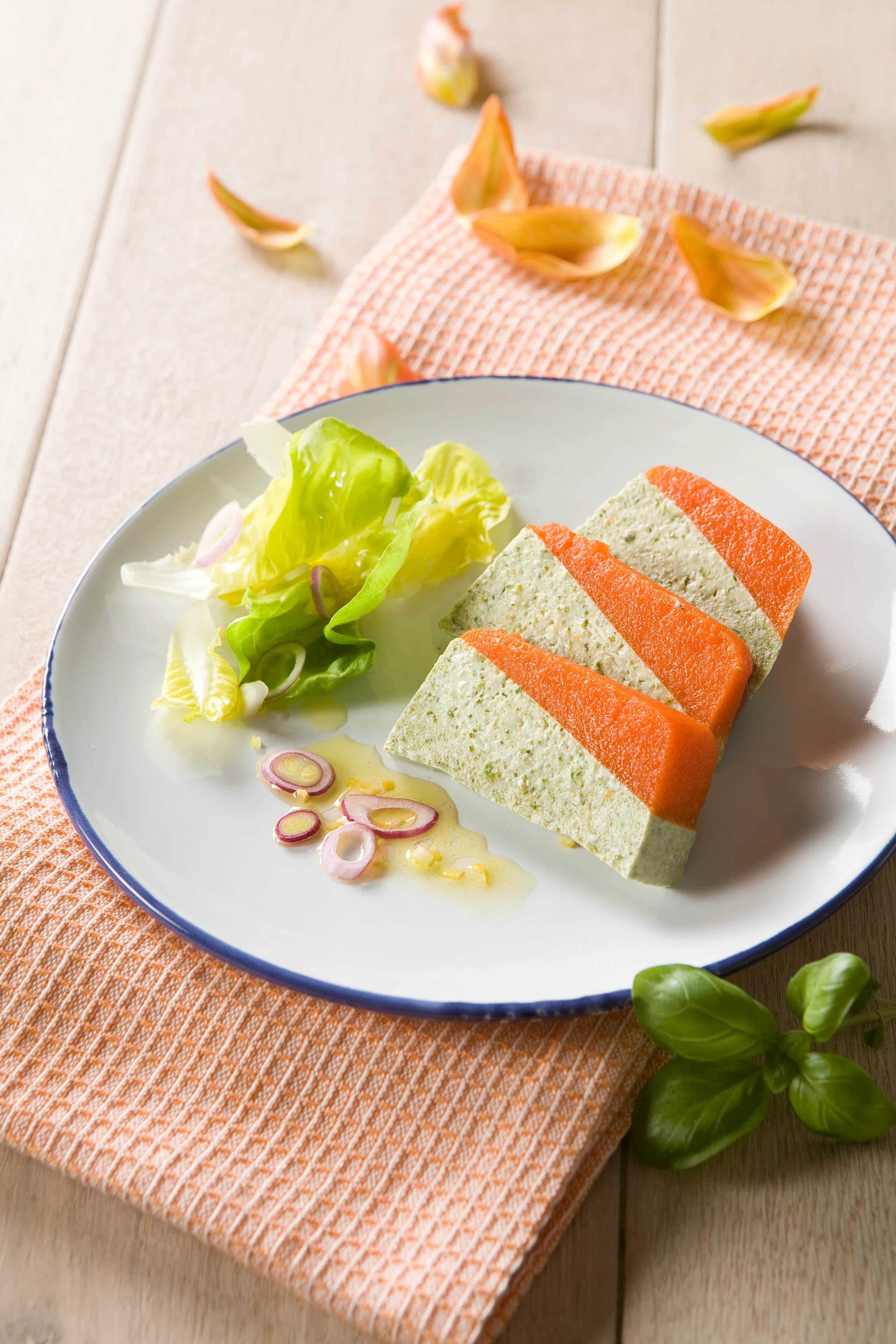 Schafkäse-Terrine mit Paprika