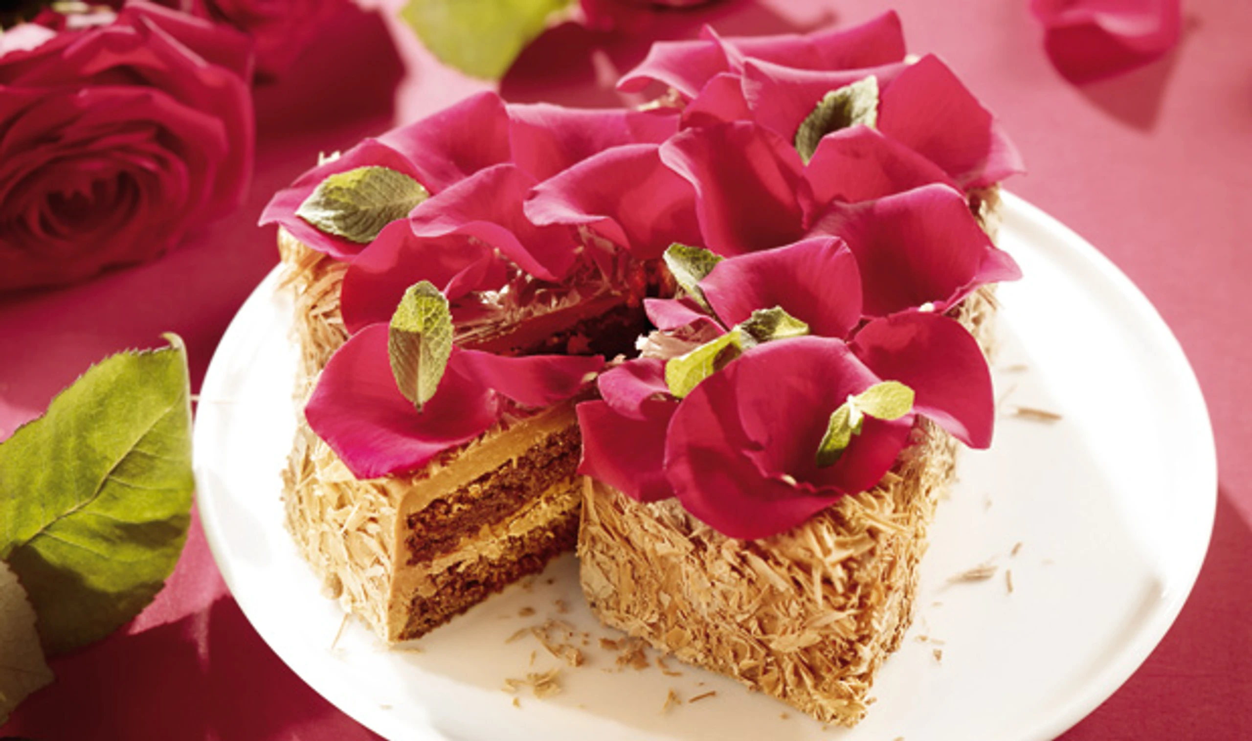 Herzkuchen mit Schokoladecreme