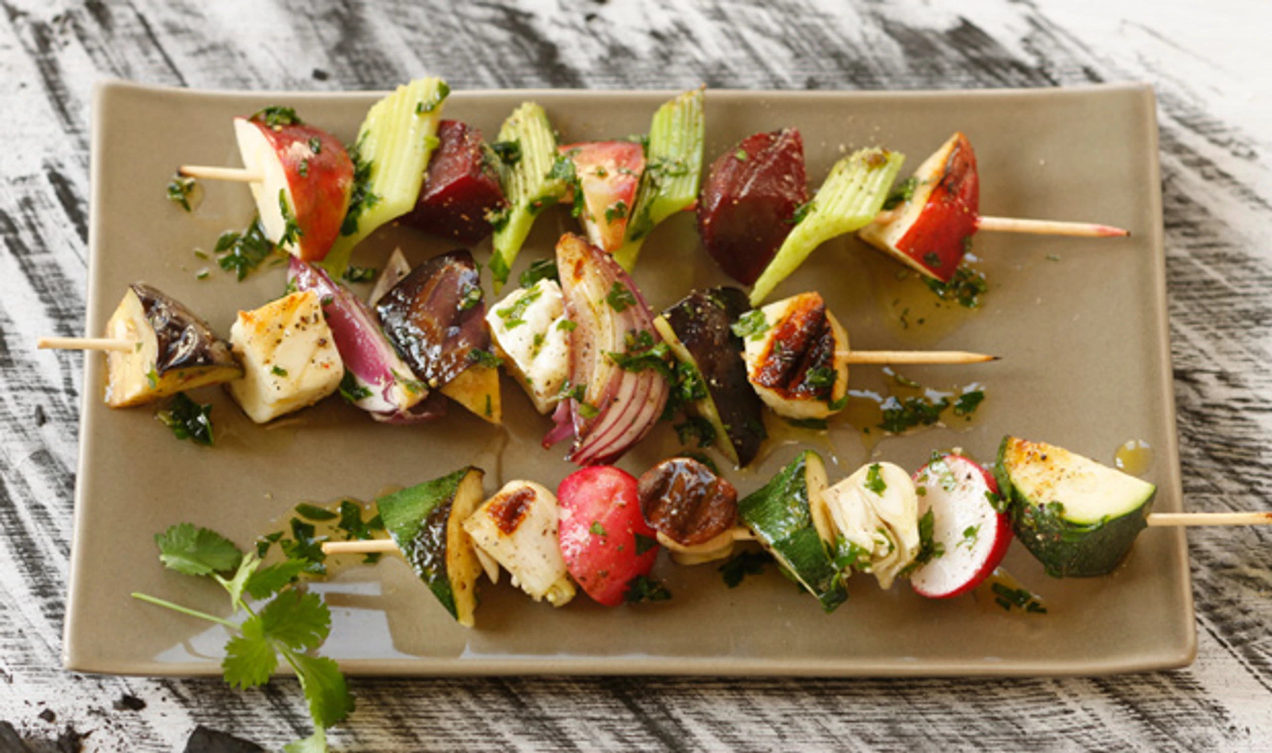 Allerlei Gemüsespieße