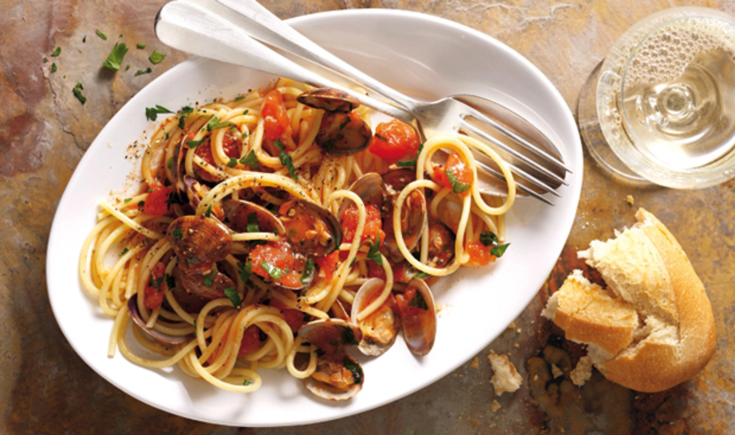 Spaghetti con le vongole