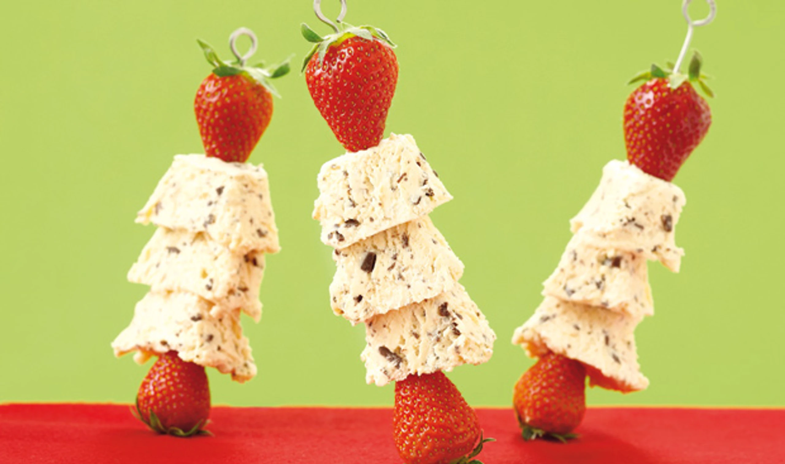 Stracciatella Spieße