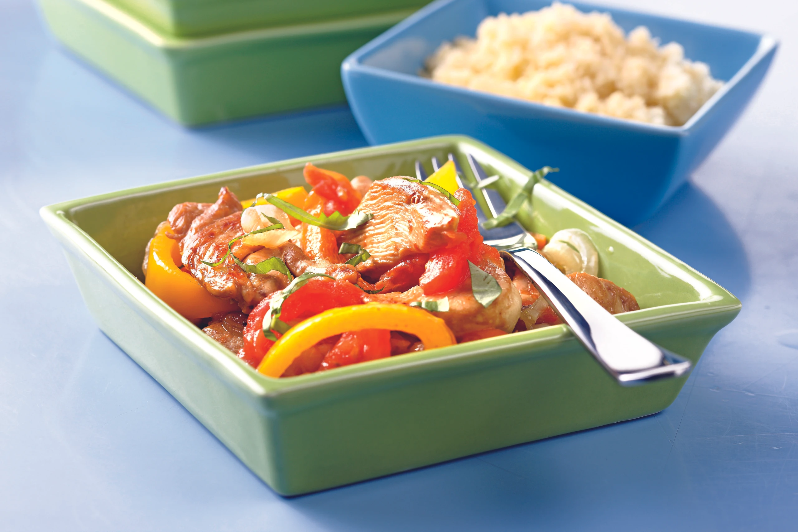 Paradeis-Paprika-Huhn