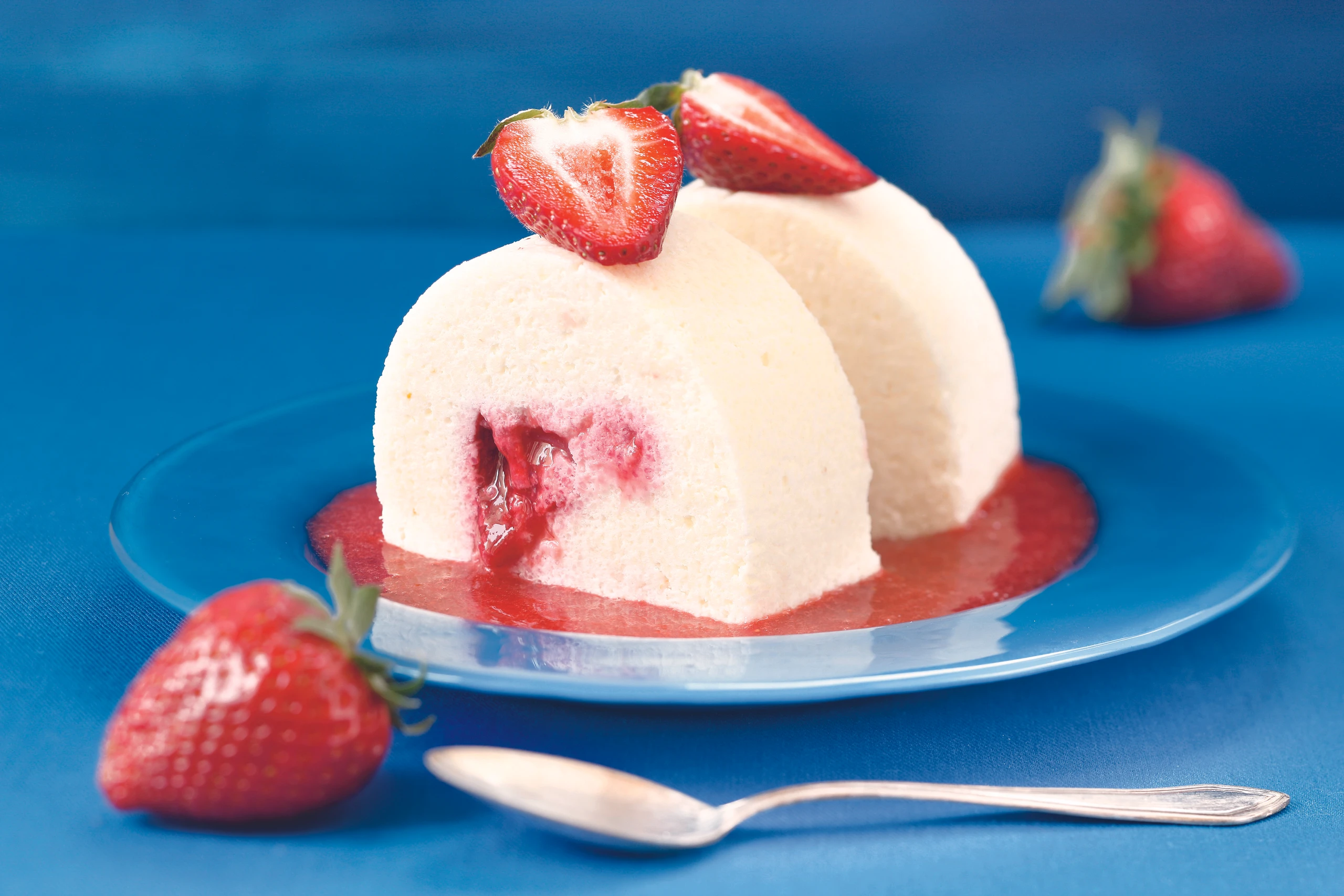 Erdbeer-Grießflammerie