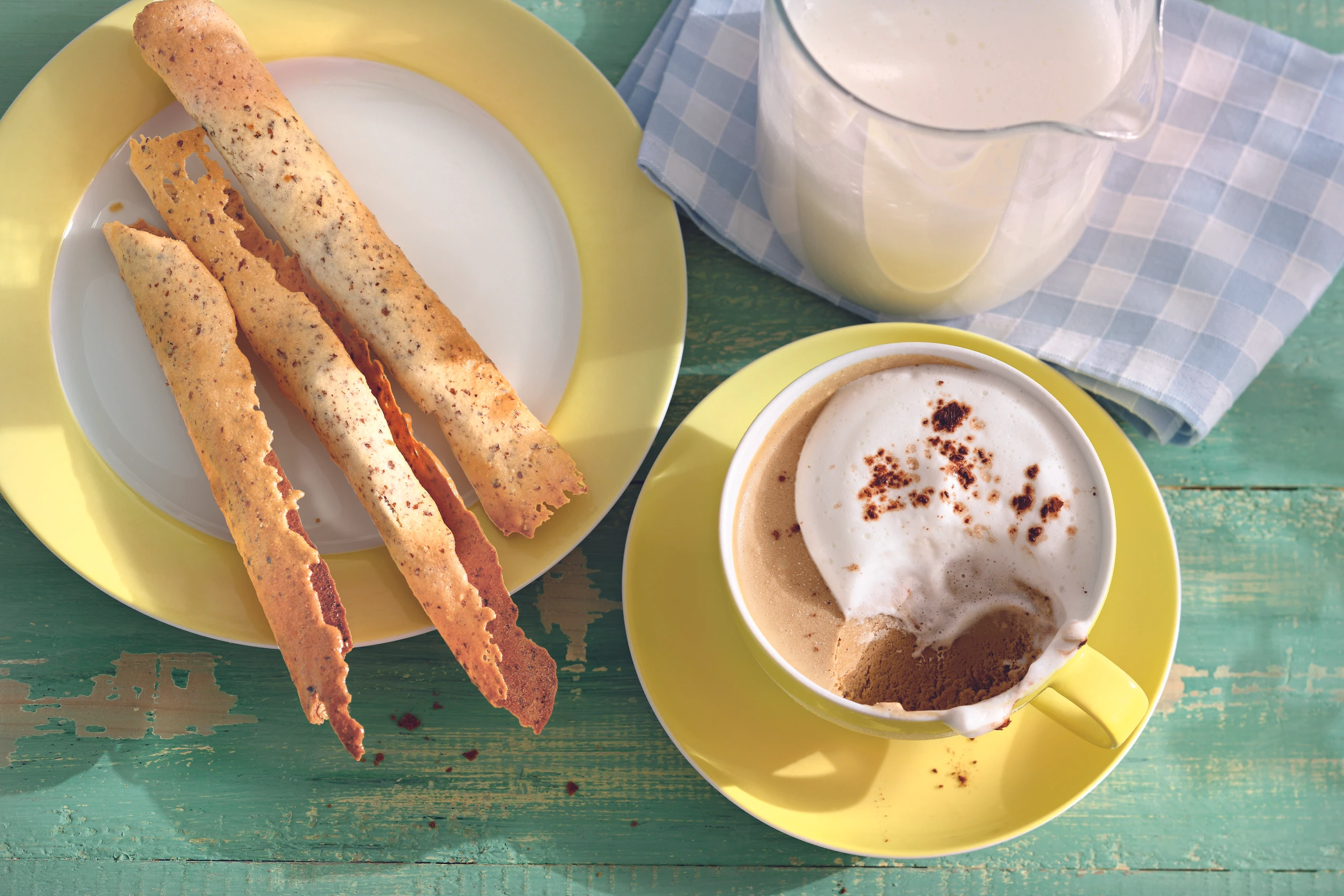 Kaffeeparfait mit Hippen