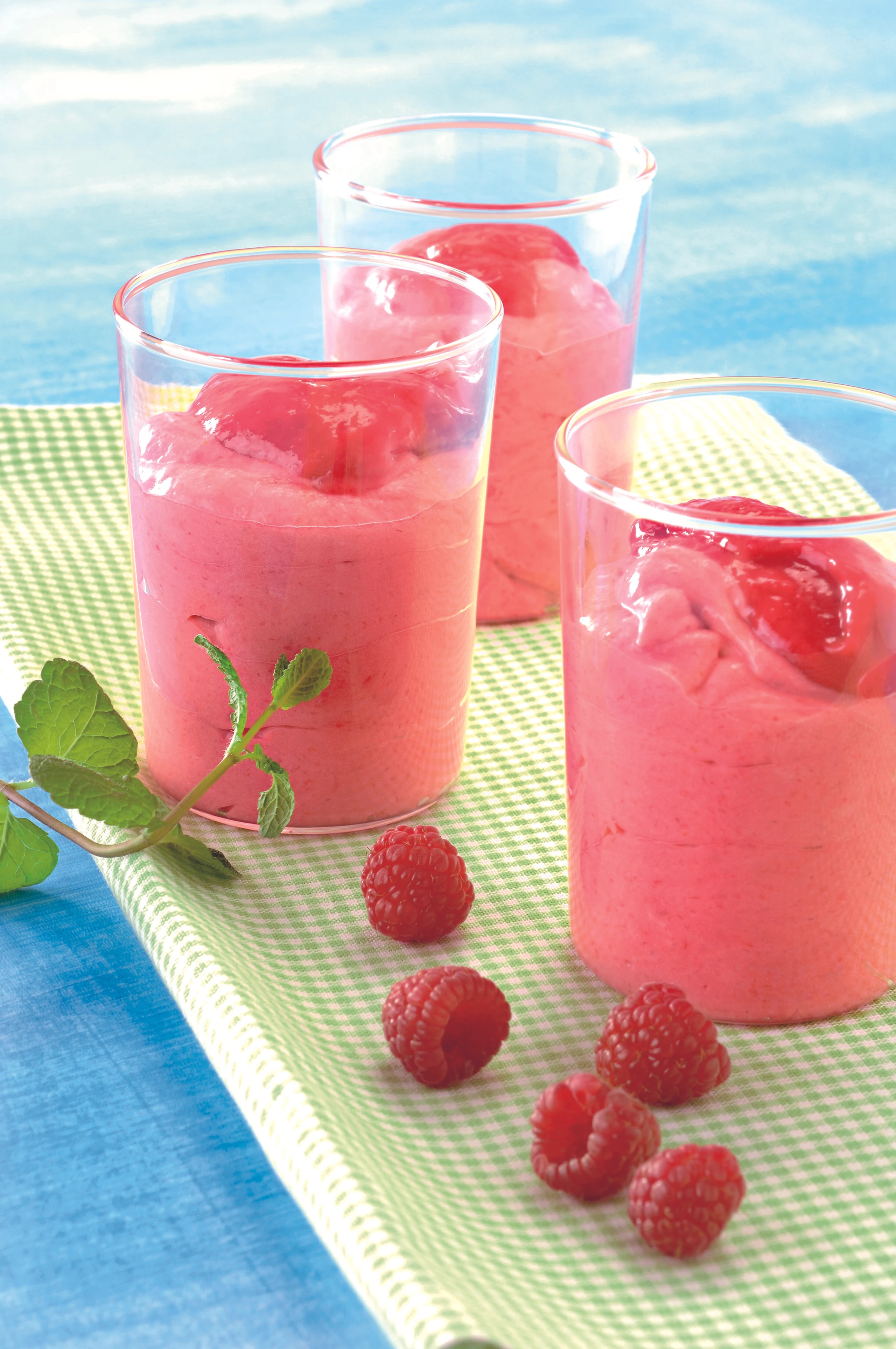 Himbeer Orangen Creme