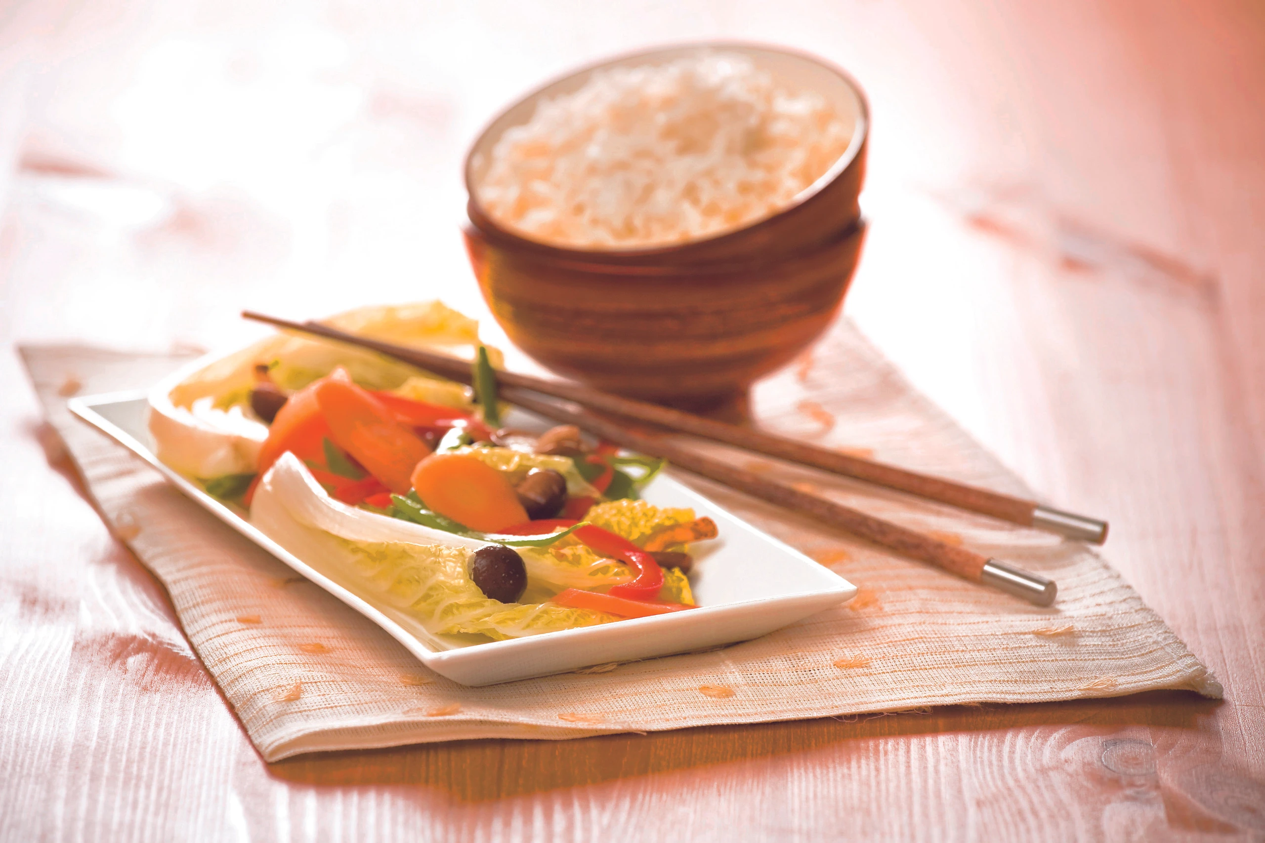 Duftreis mit Asia-Gemüse