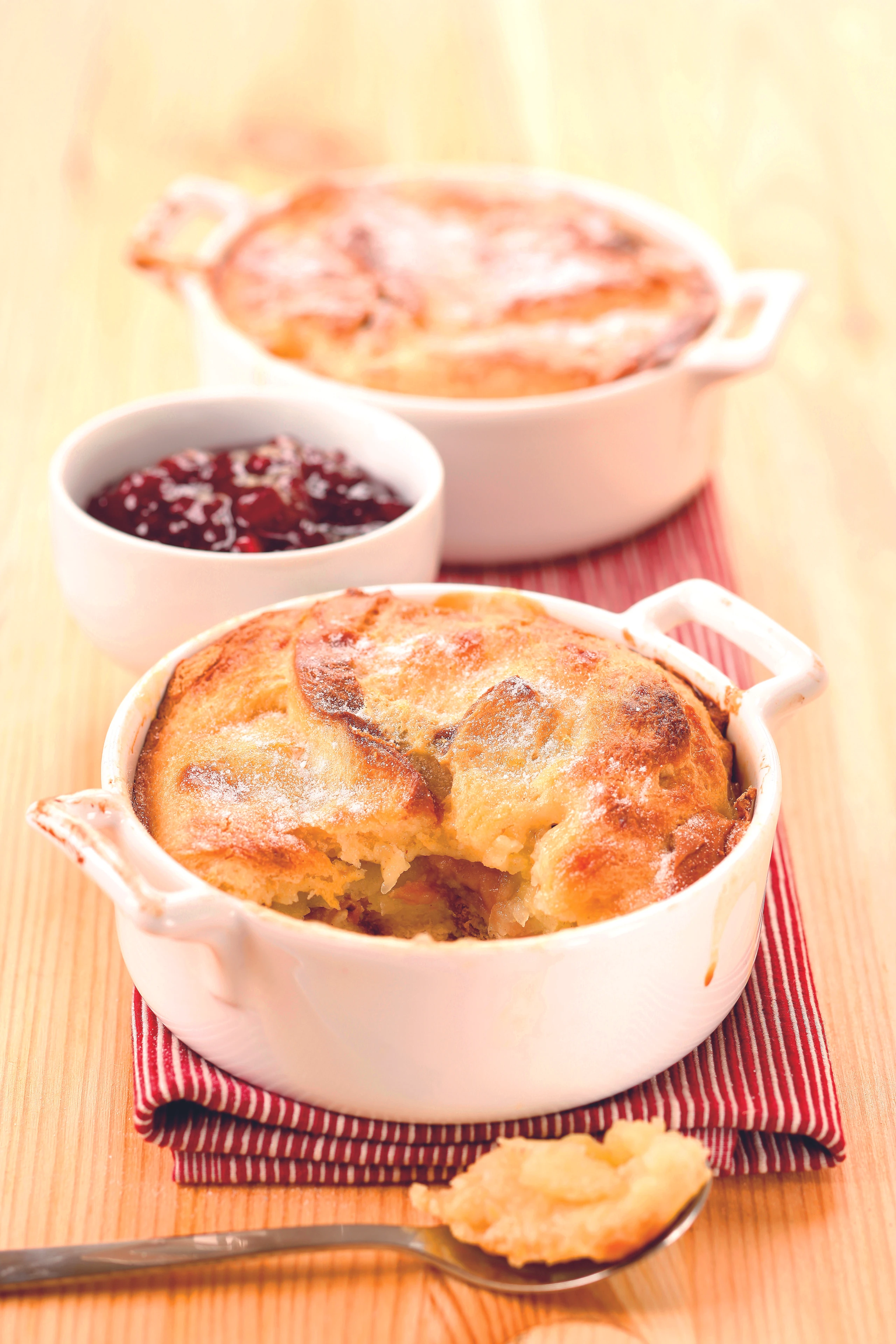 Scheiterhaufen mit Äpfeln