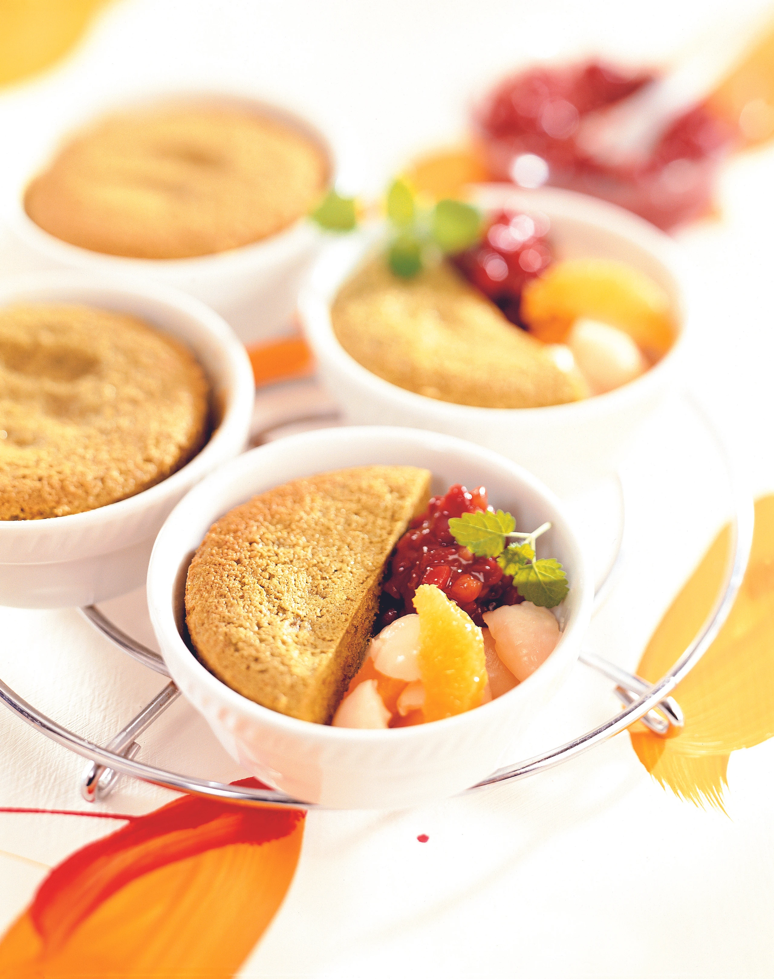 Kleine Grüntee Kuchen