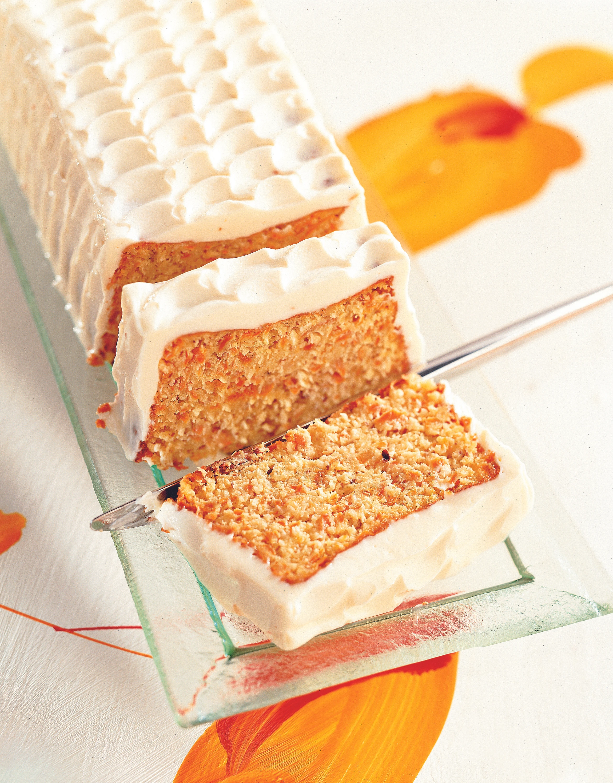 Süßkartoffel-Kuchen mit Kokosette