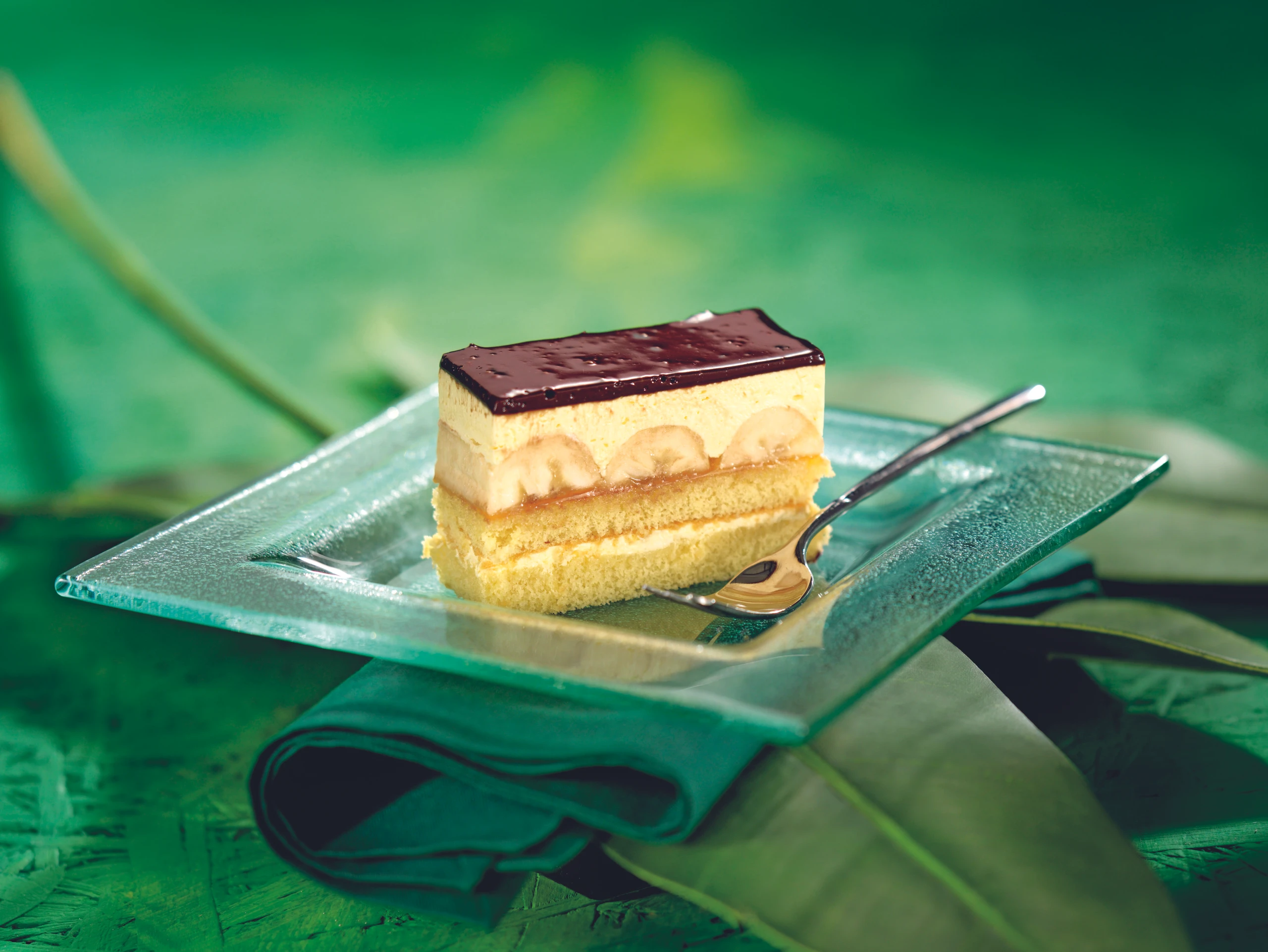 Bananenschnitte vom Blech