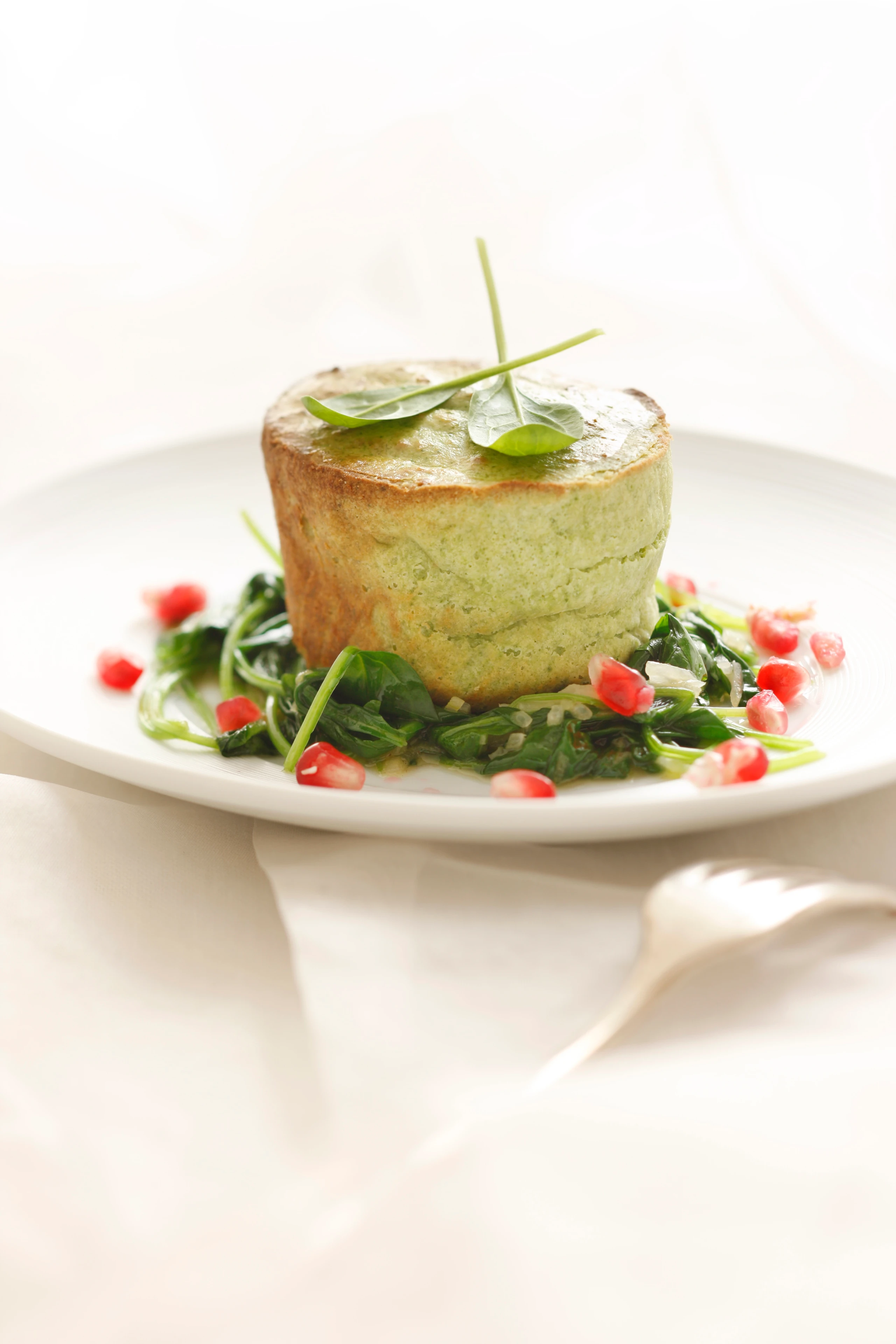 Ricotta-Spinatsoufflé