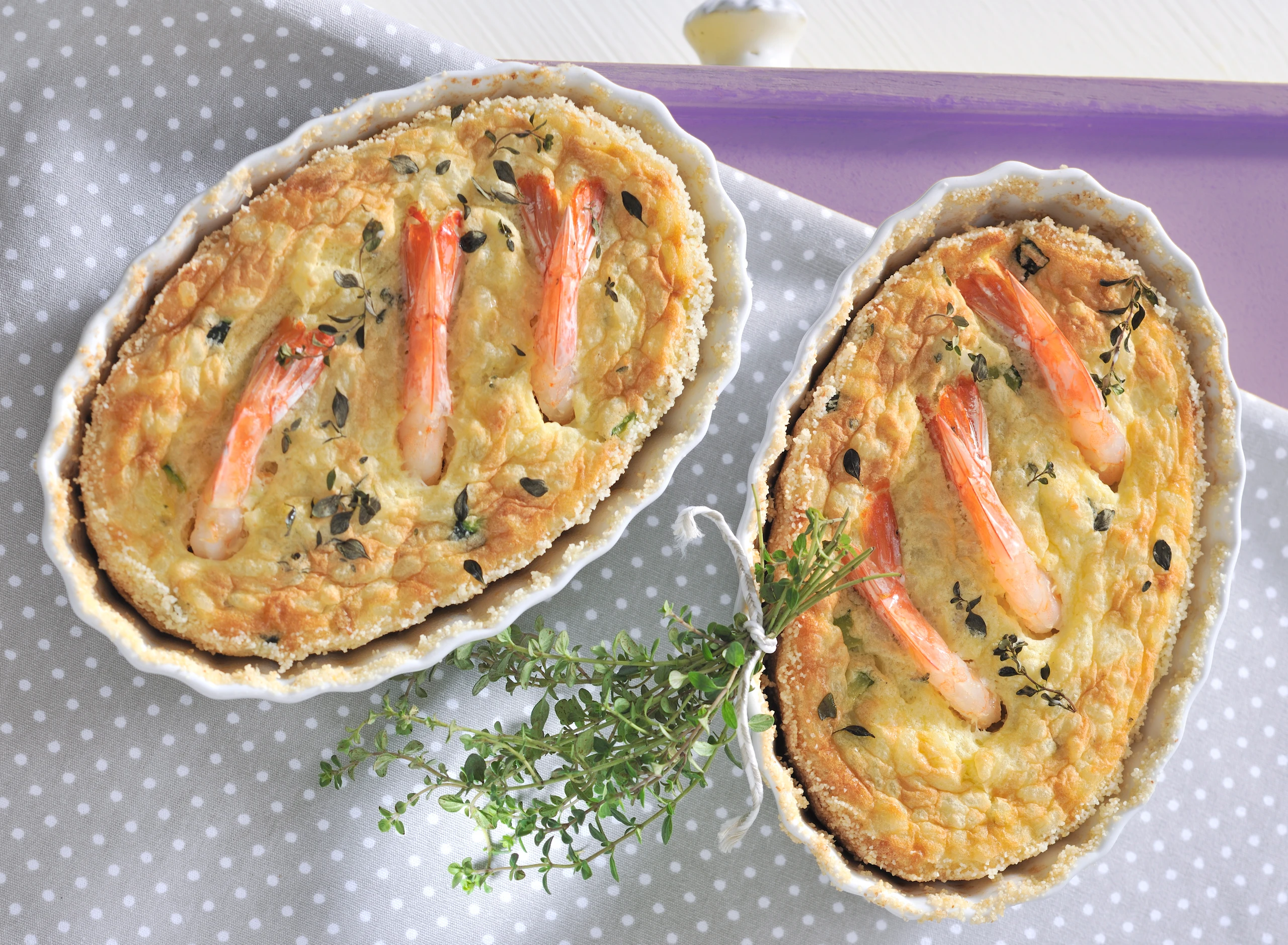 Reis-Garnelenauflauf