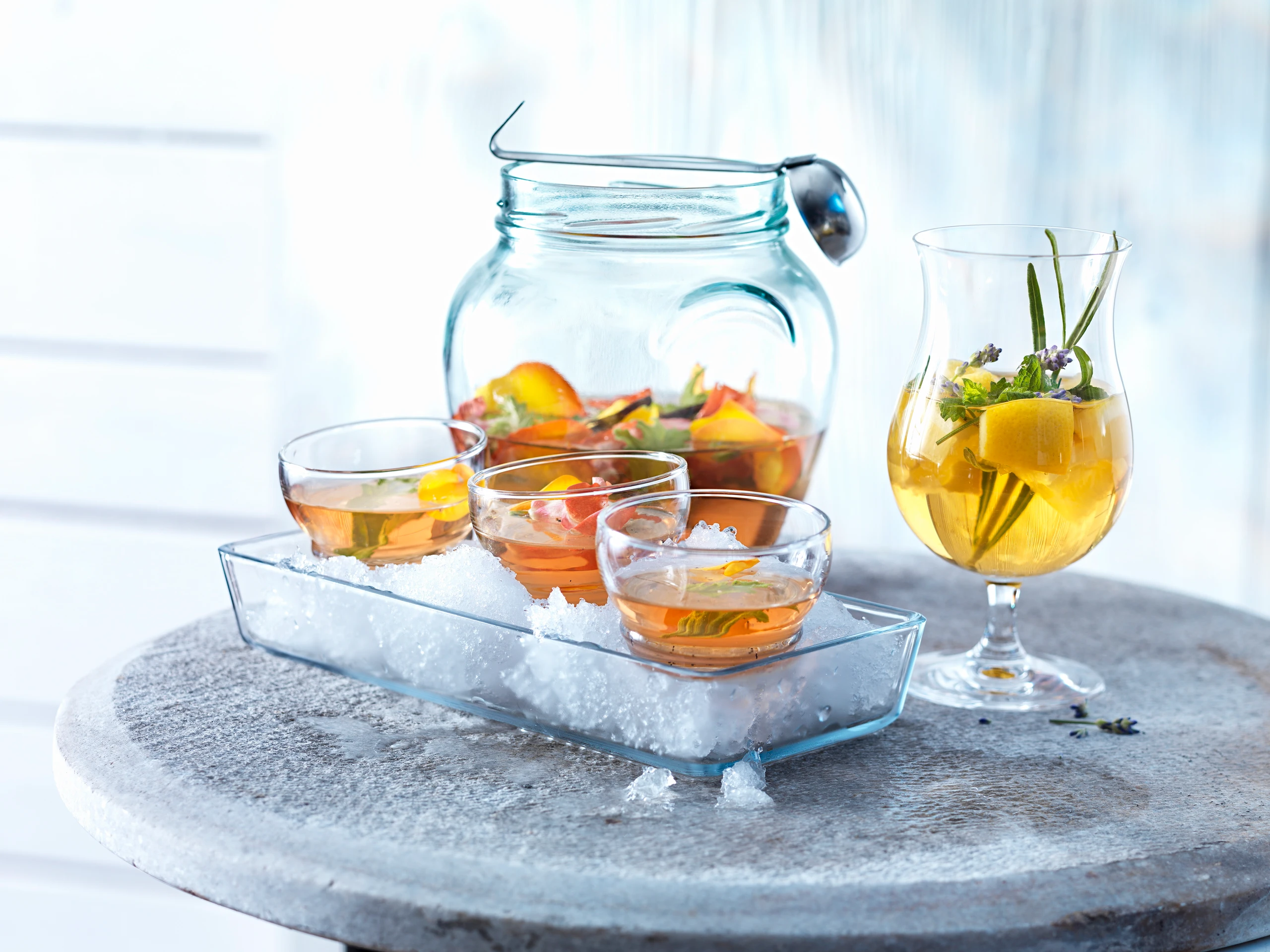 Rosen-Geranien-Punsch