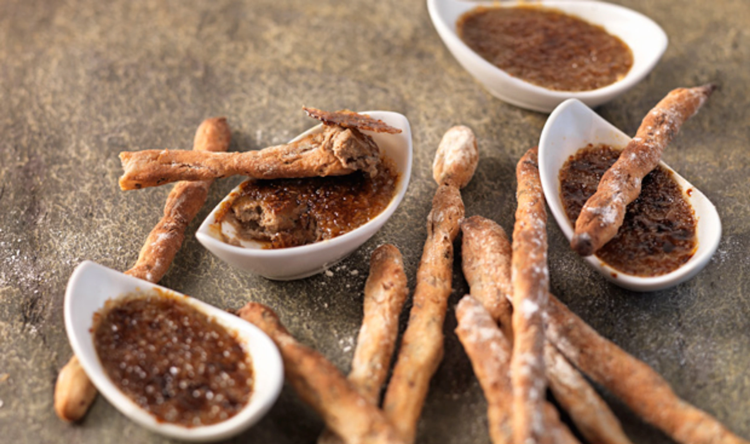 Crème brûlée von der Rehleber