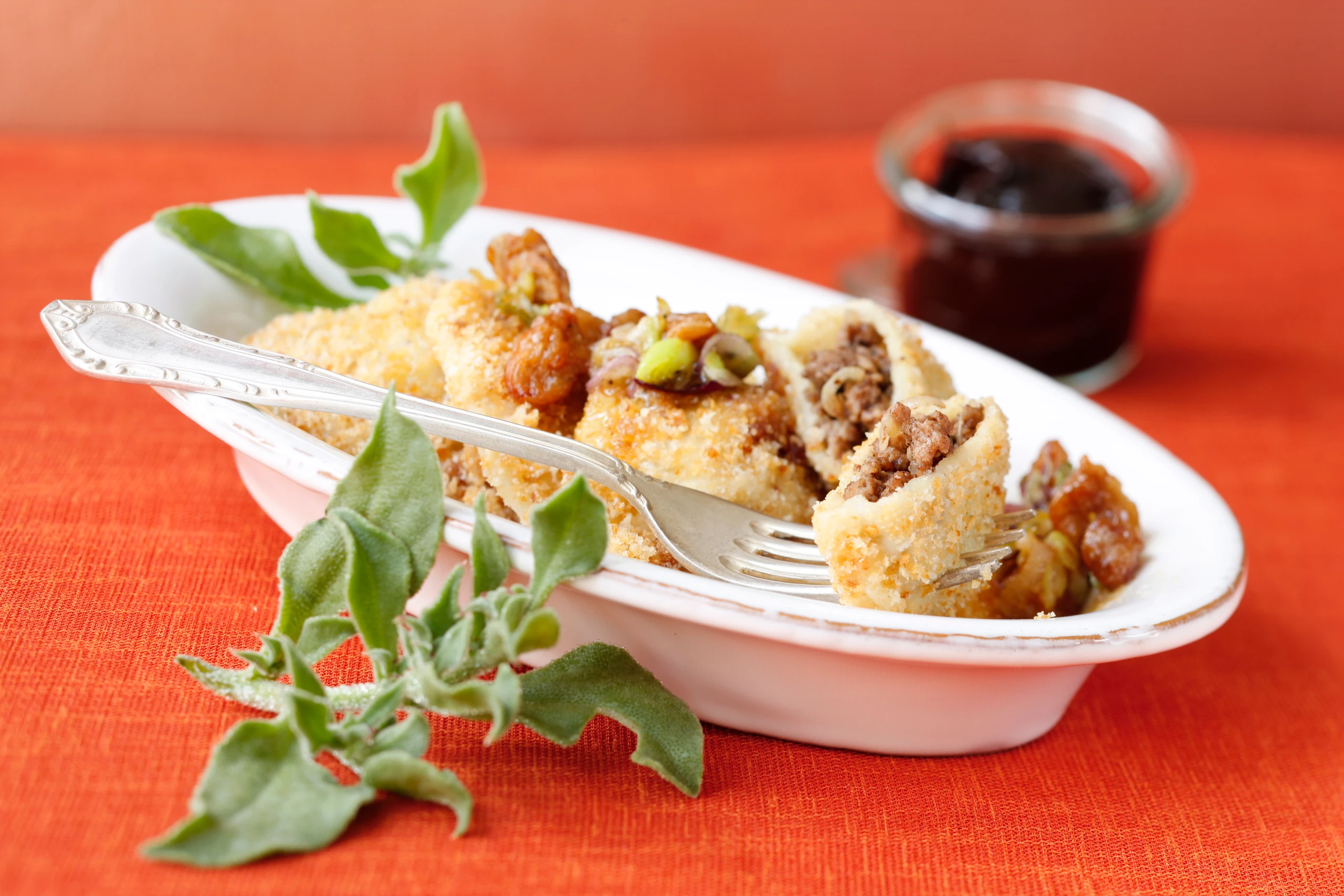 Pikante Powidltascherl mit Faschiertem