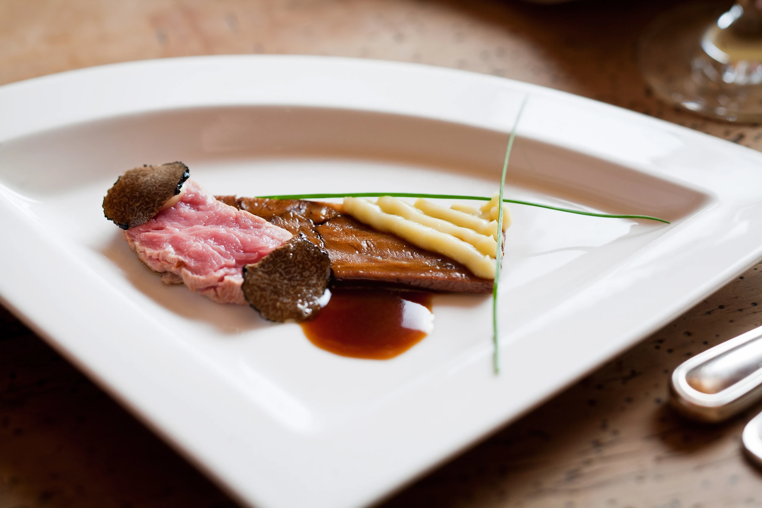 Duett vom Kalb mit Selleriecreme