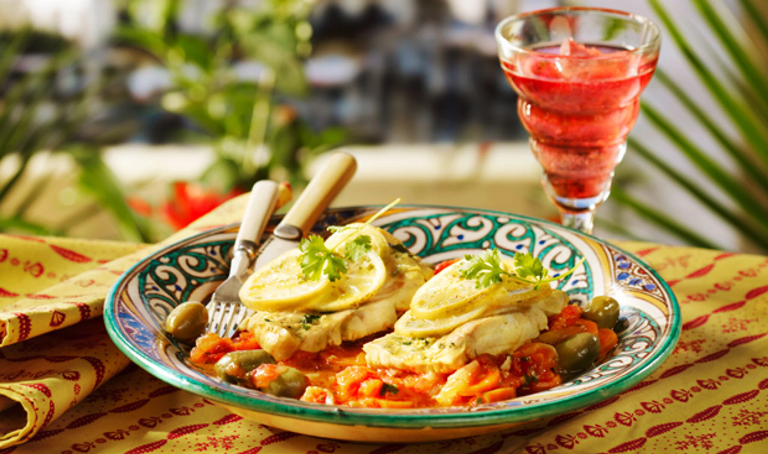 Fisch-Tajine mit Zitronen