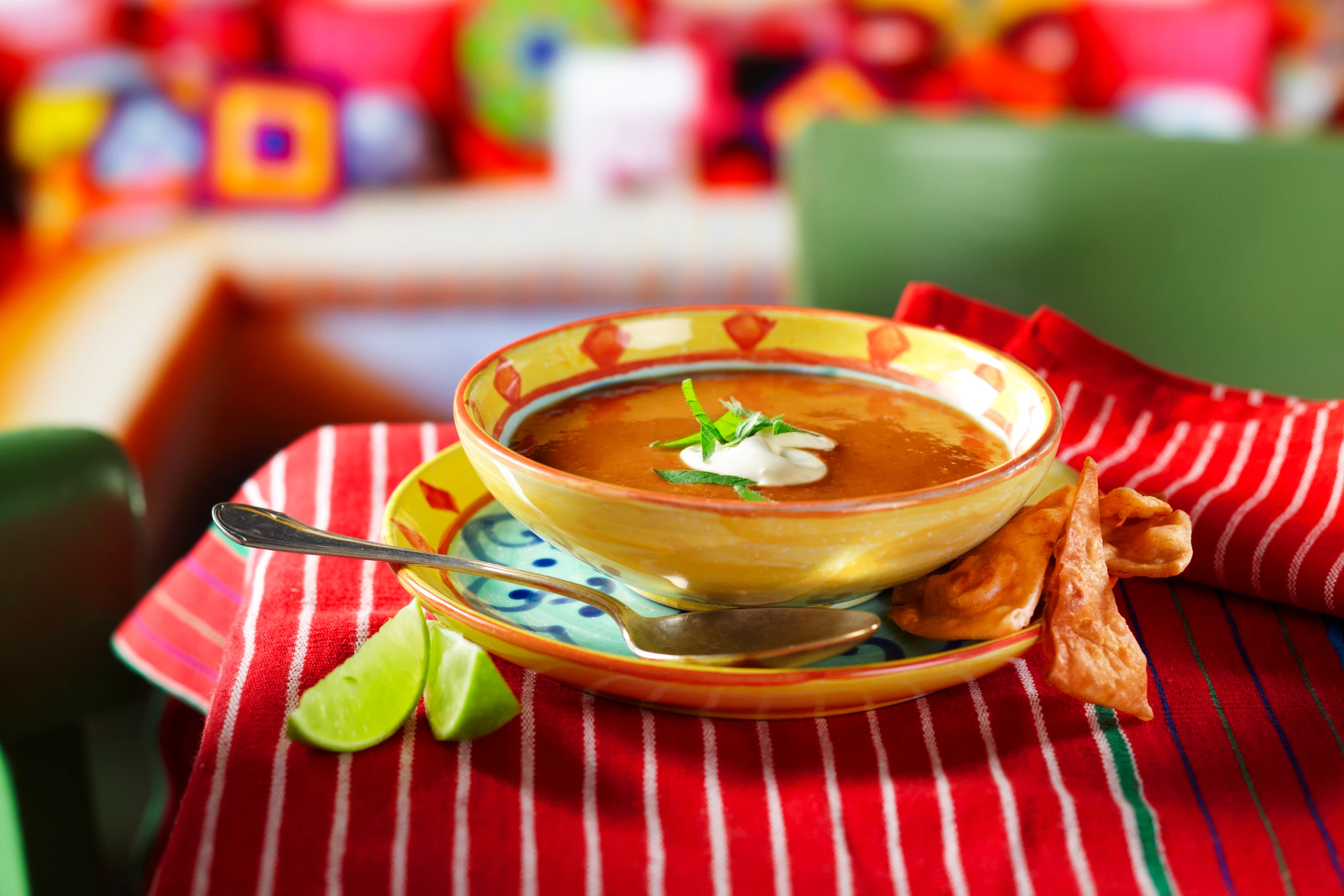 Sopa de frijoles - Bohnencremesuppe